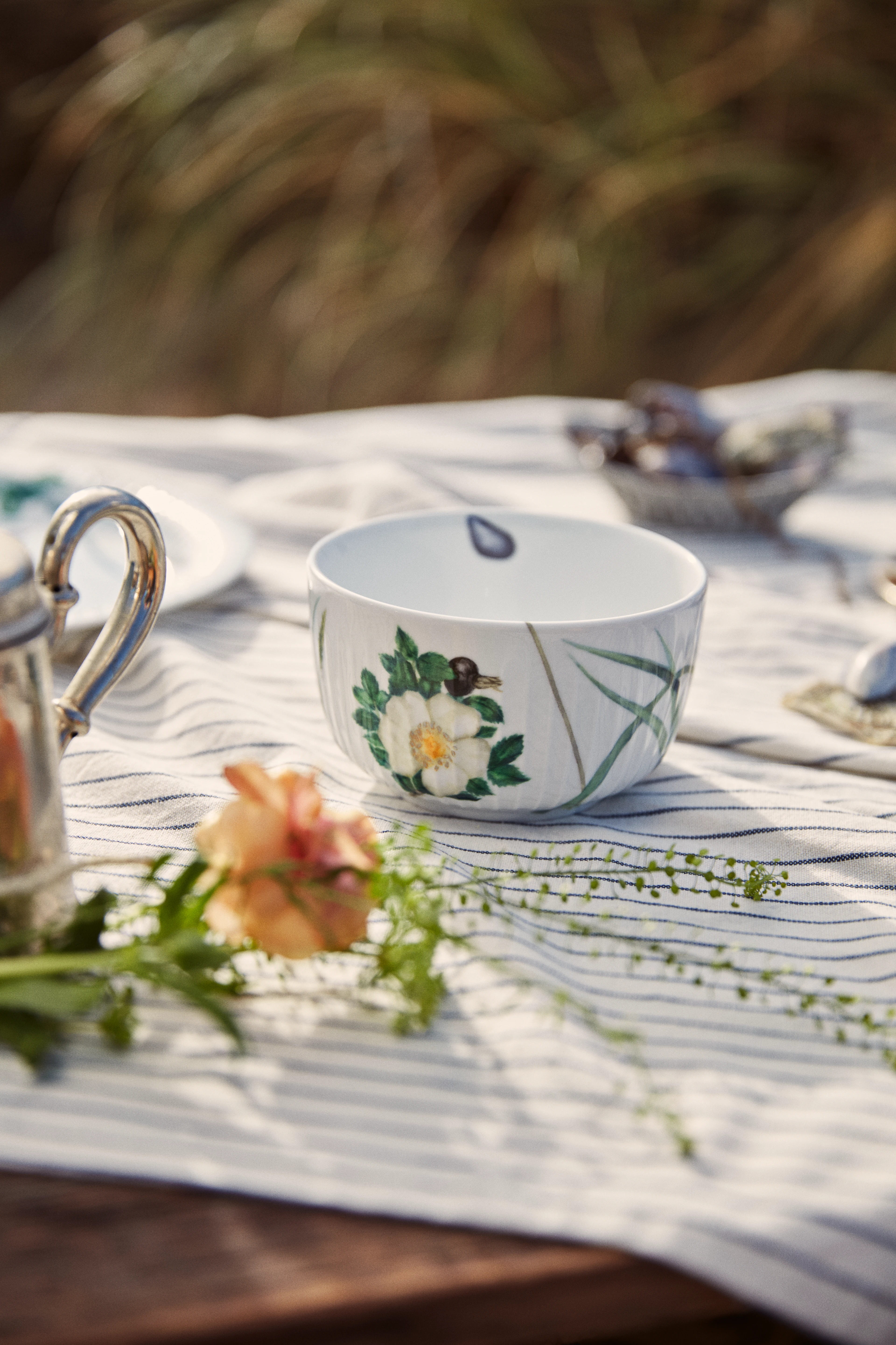 Schale Ø12 cm von Kähler in der Farbe Coastal Flower, hergestellt aus Keramik