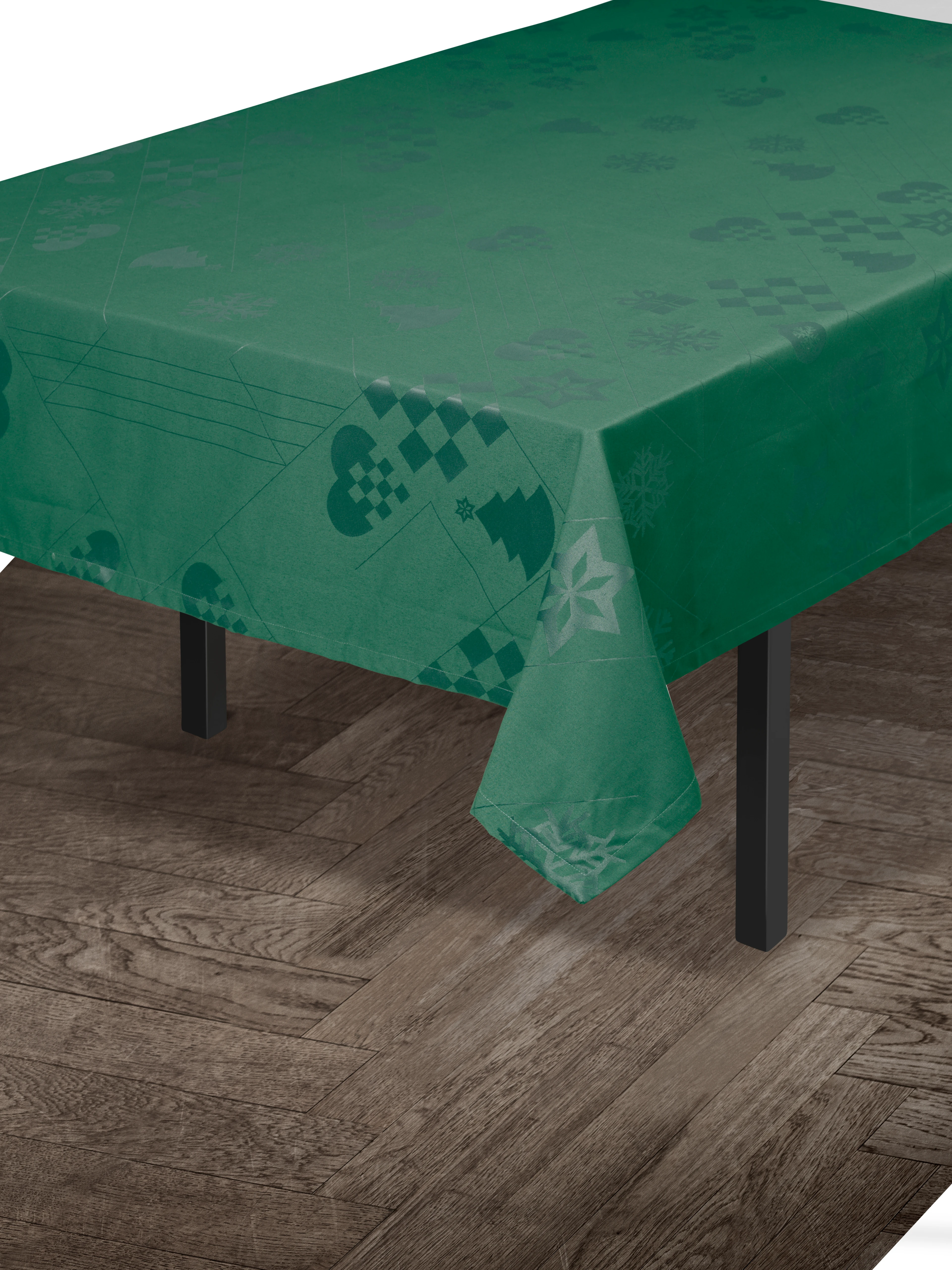 Natale Damastduk 150x220 cm från Rosendahl i färgen Grön, tillverkad av Bomullsblandning