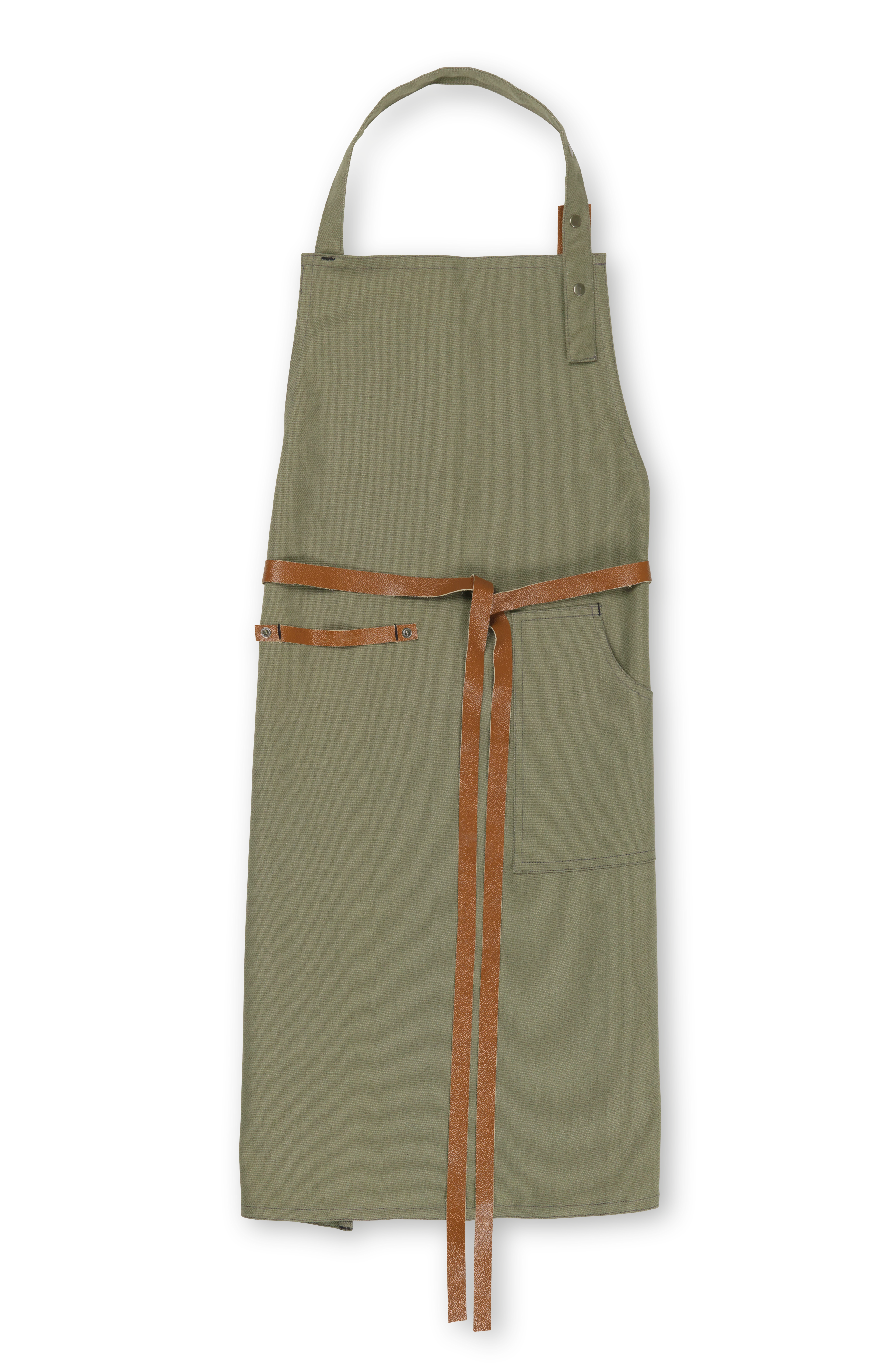 Apron one size from Rosendahl in Dusty green color, made of Cotton