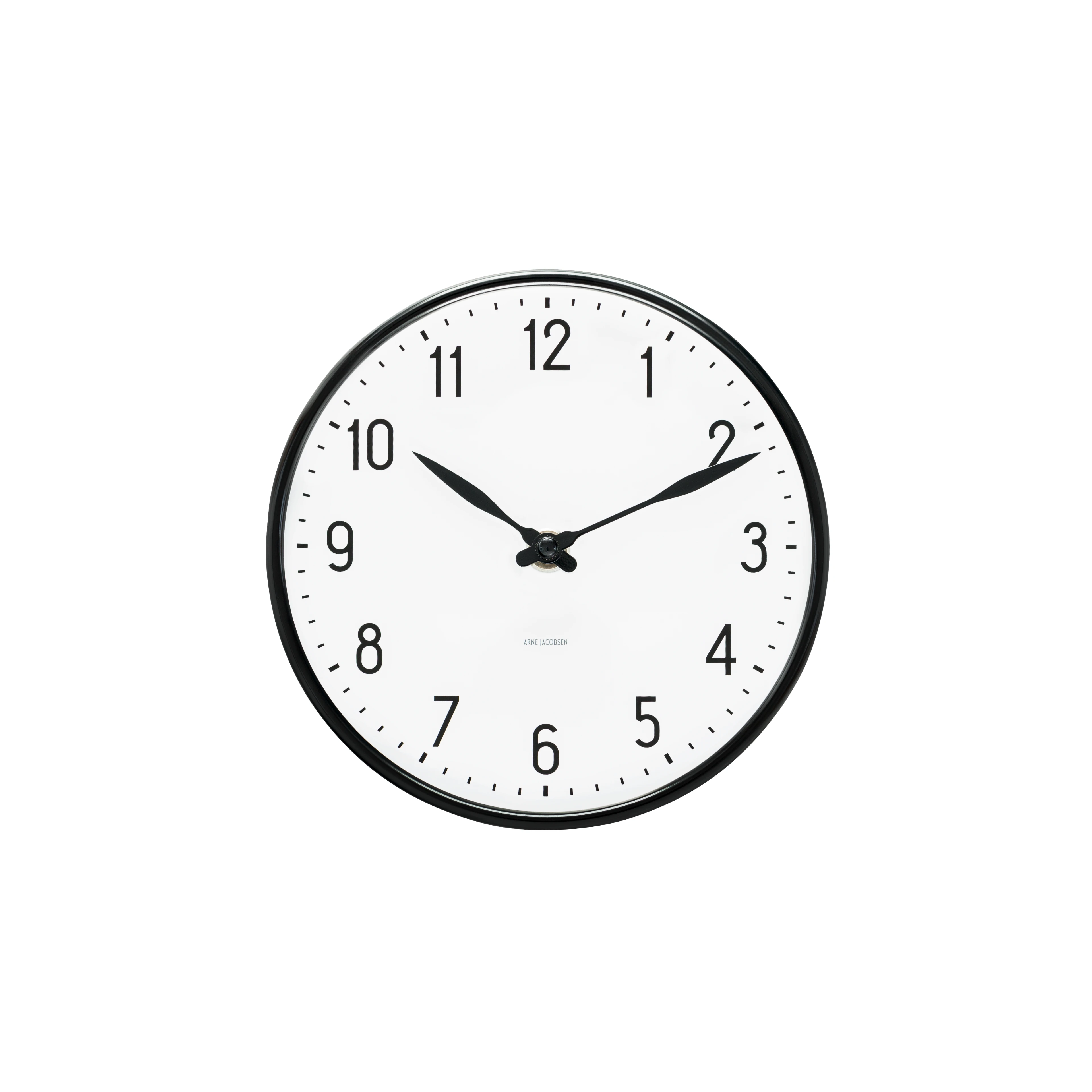 Arne Jacobsen Clocks Wall clock Ø21 cm in White/Black