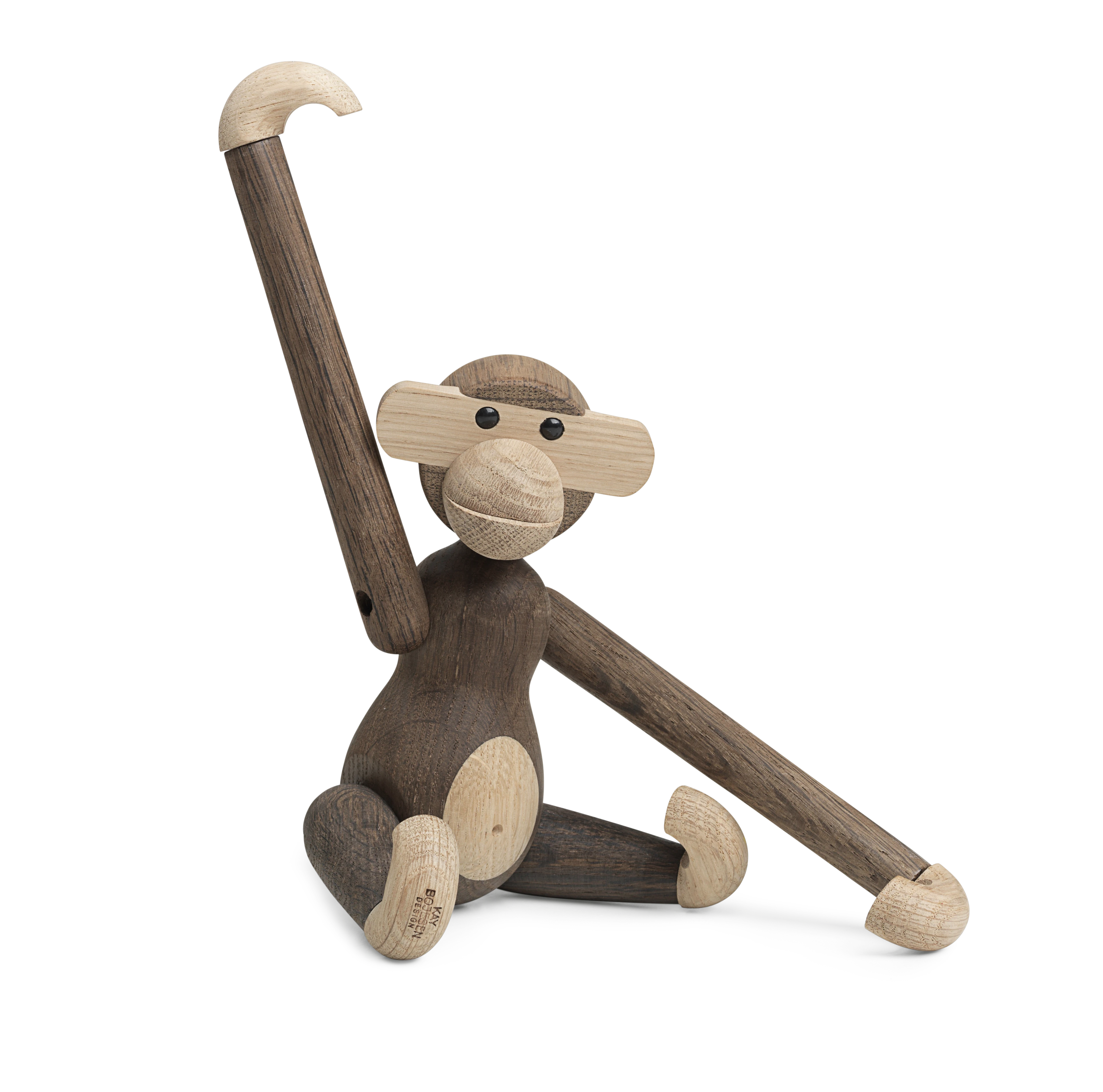 Kay Bojesen Monkey small in Oak/Smoked oak