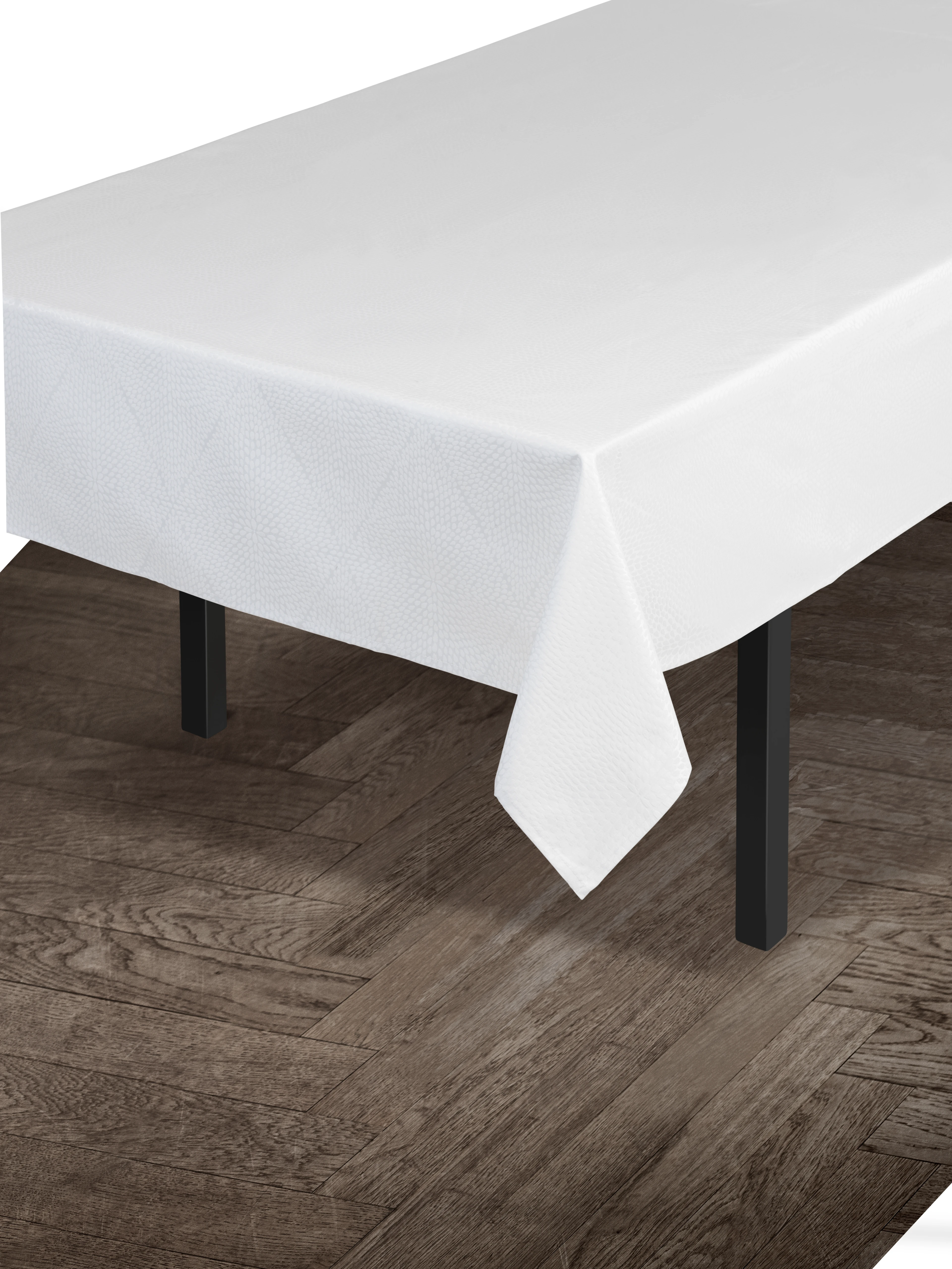 Damask tablecloth 160x220 cm from Rosendahl in White color, made of Cotton blend