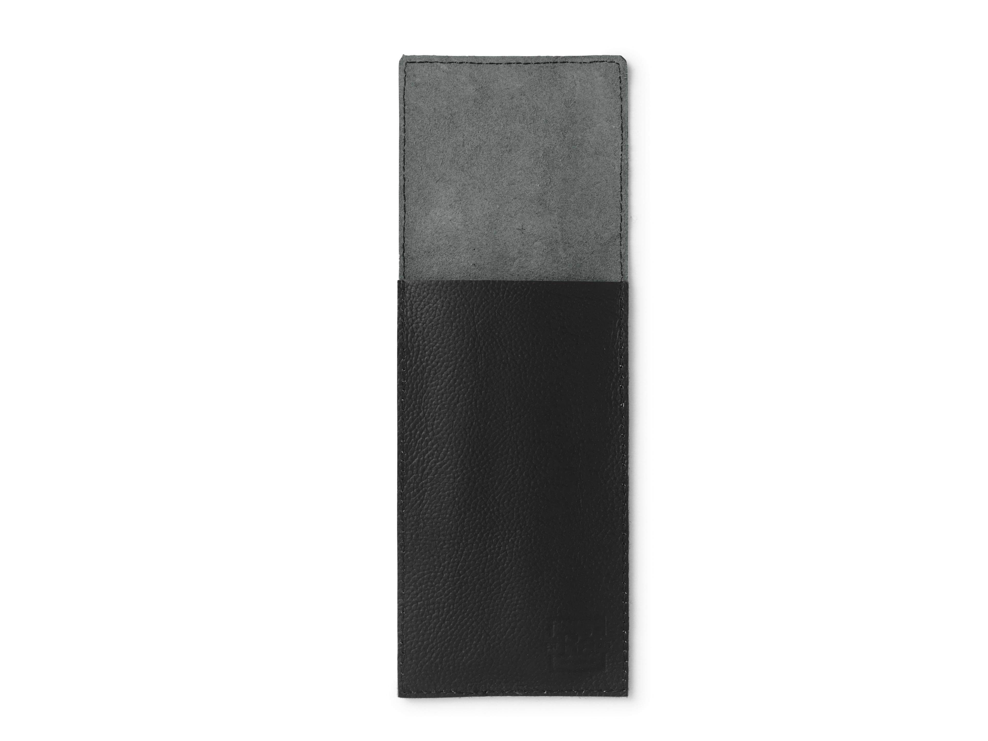 Cutlery sleeve 2 pcs. from Rosendahl in Black color, made of Leather