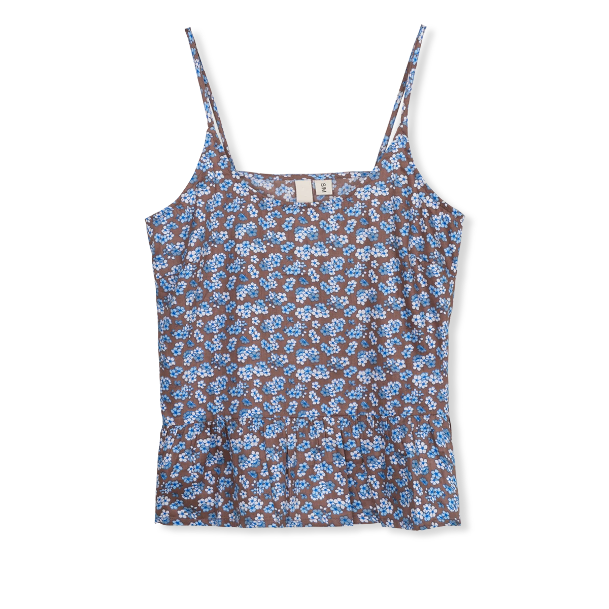 Liv chemise S/M von JUNA in der Farbe Staubrot, hergestellt aus Baumwolle