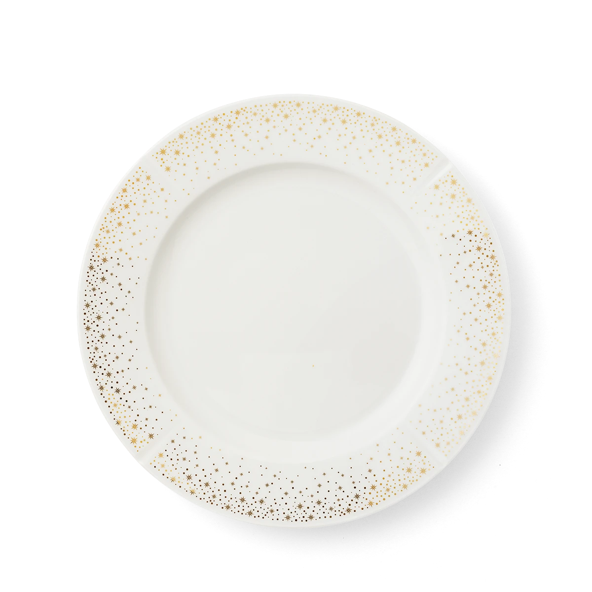 Plate Ø27 cm from Rosendahl in White with gold color, made of Ceramics