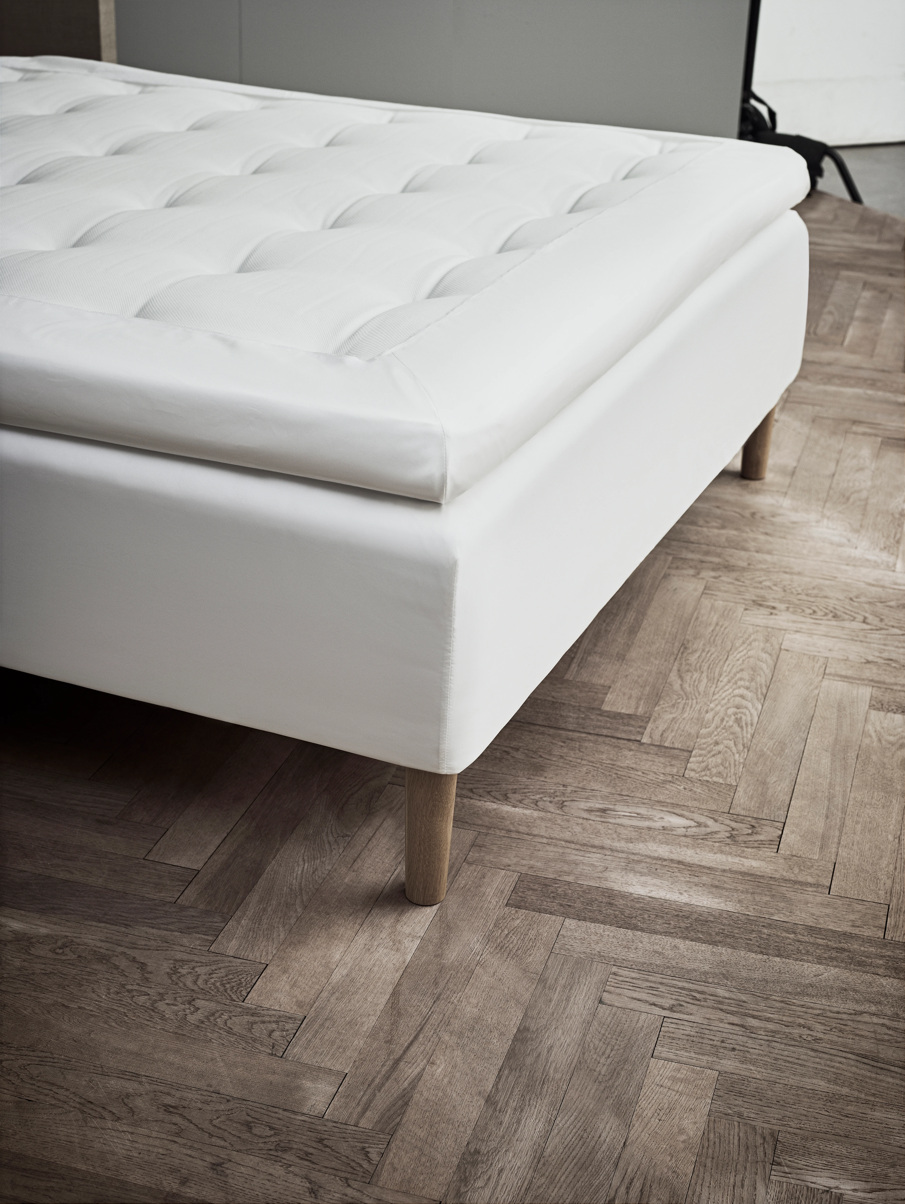 Kuvertlakan 90x200 cm från JUNA i färgen Vit, tillverkad av Bomull