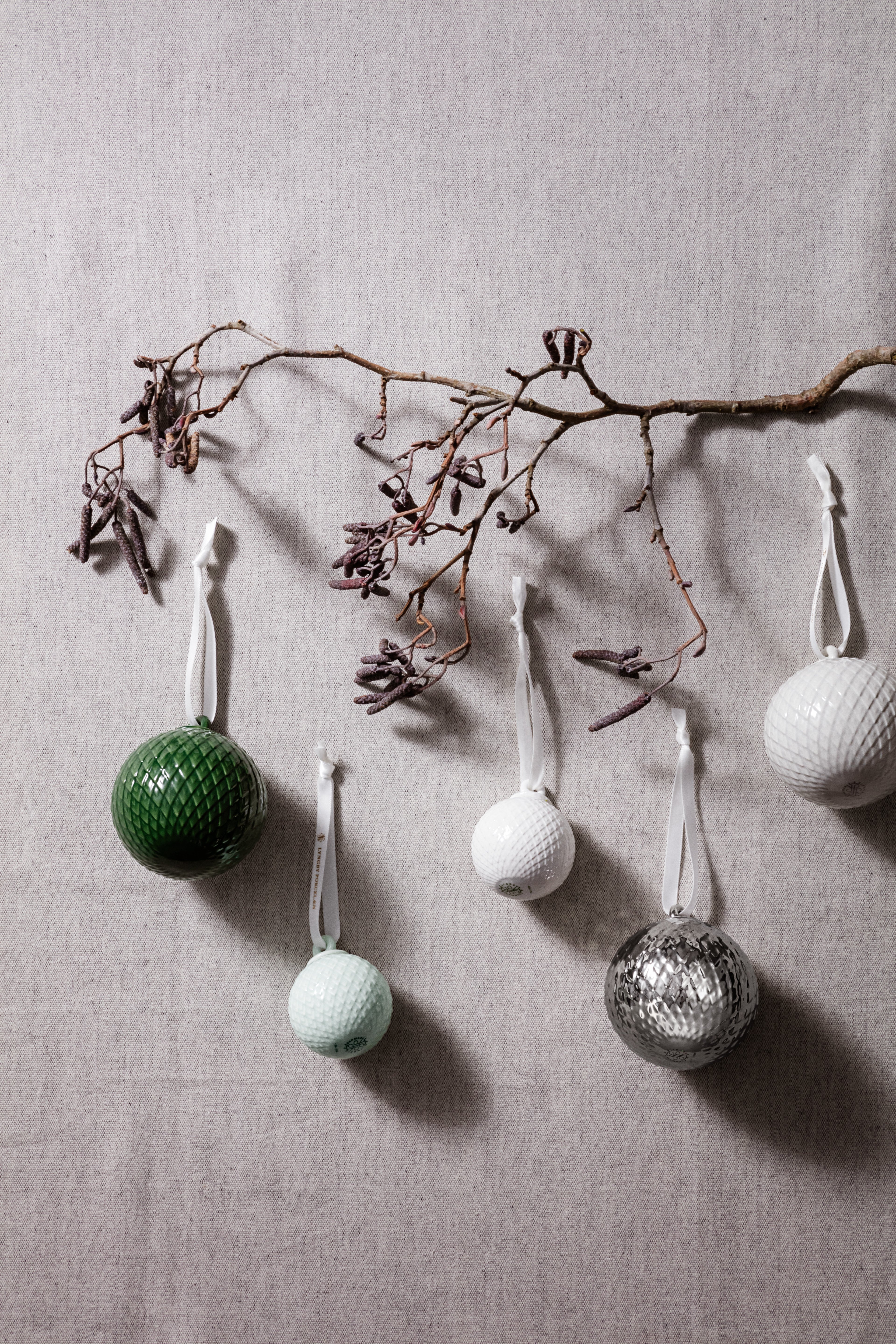 Fine decorative baubles for hanging