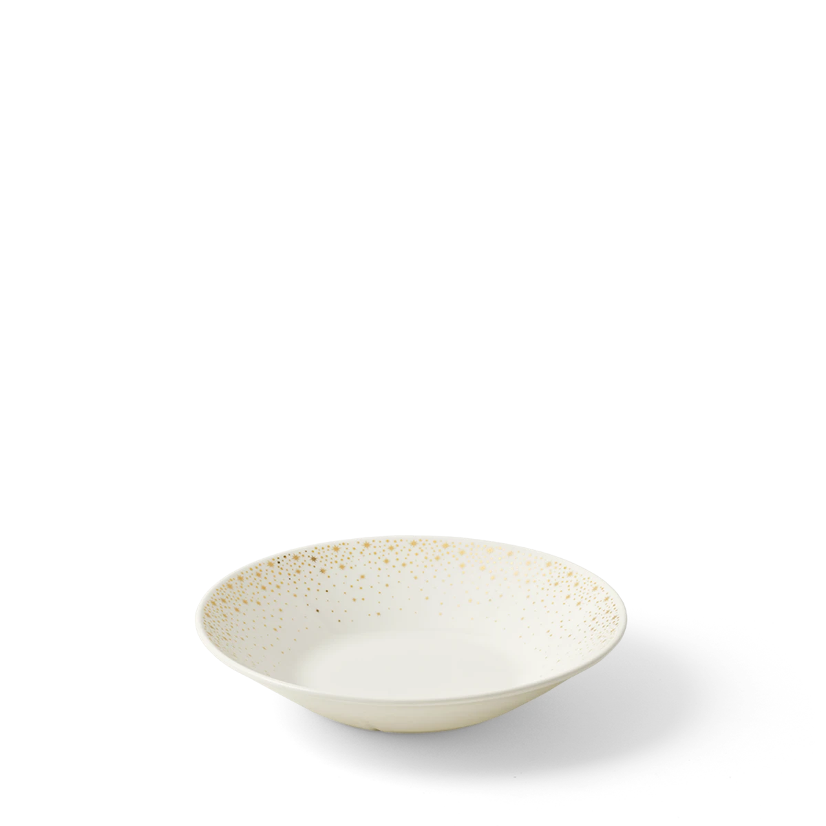 Schale Ø19 cm von Rosendahl in der Farbe Weiss mit Gold, hergestellt aus Keramik