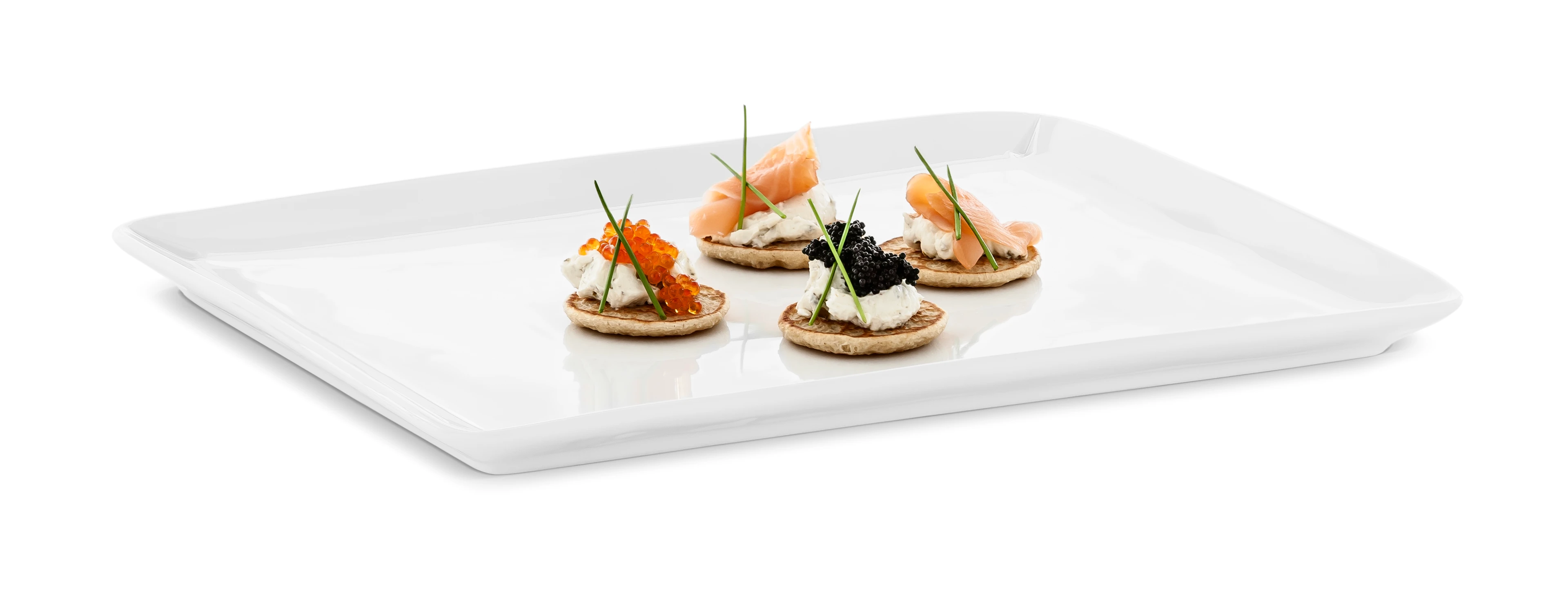 Serveringsfat 35x2.5 cm fra Rosendahl i fargen Hvit, laget av Keramikk