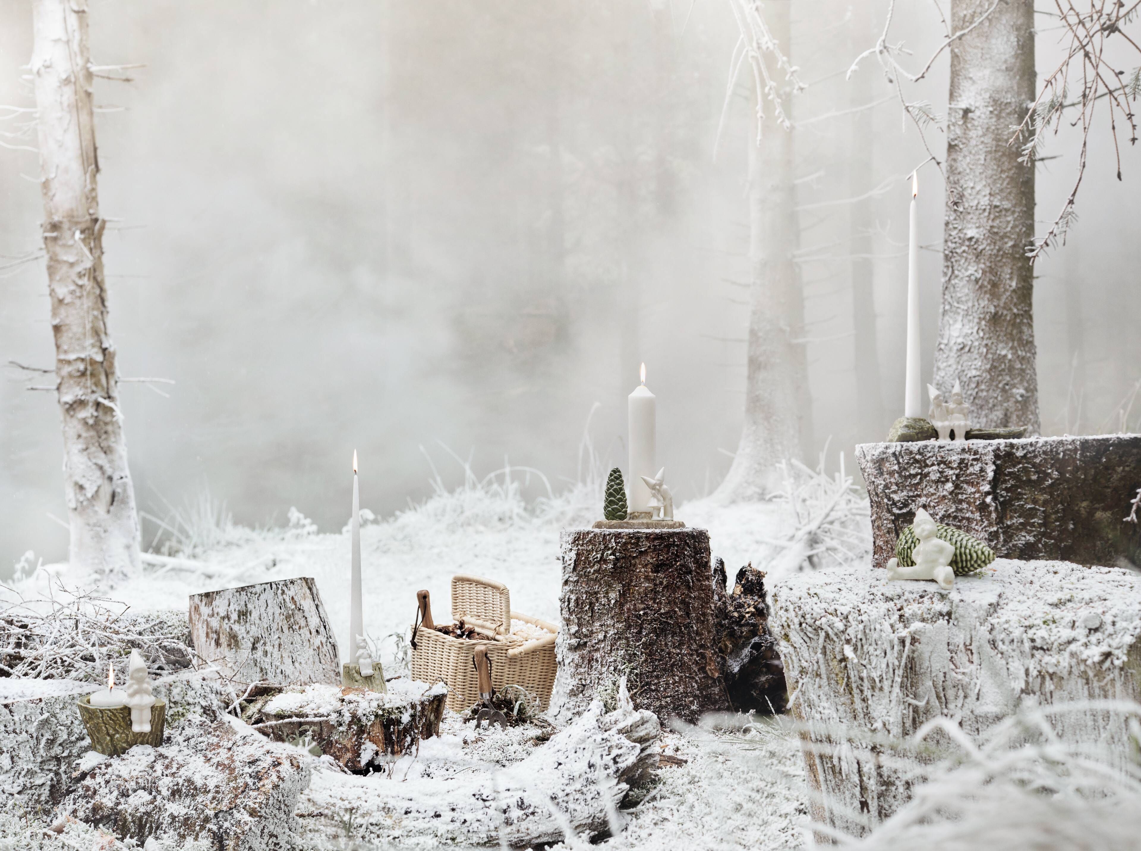 Lysestager fra Kähler Christmas Tales