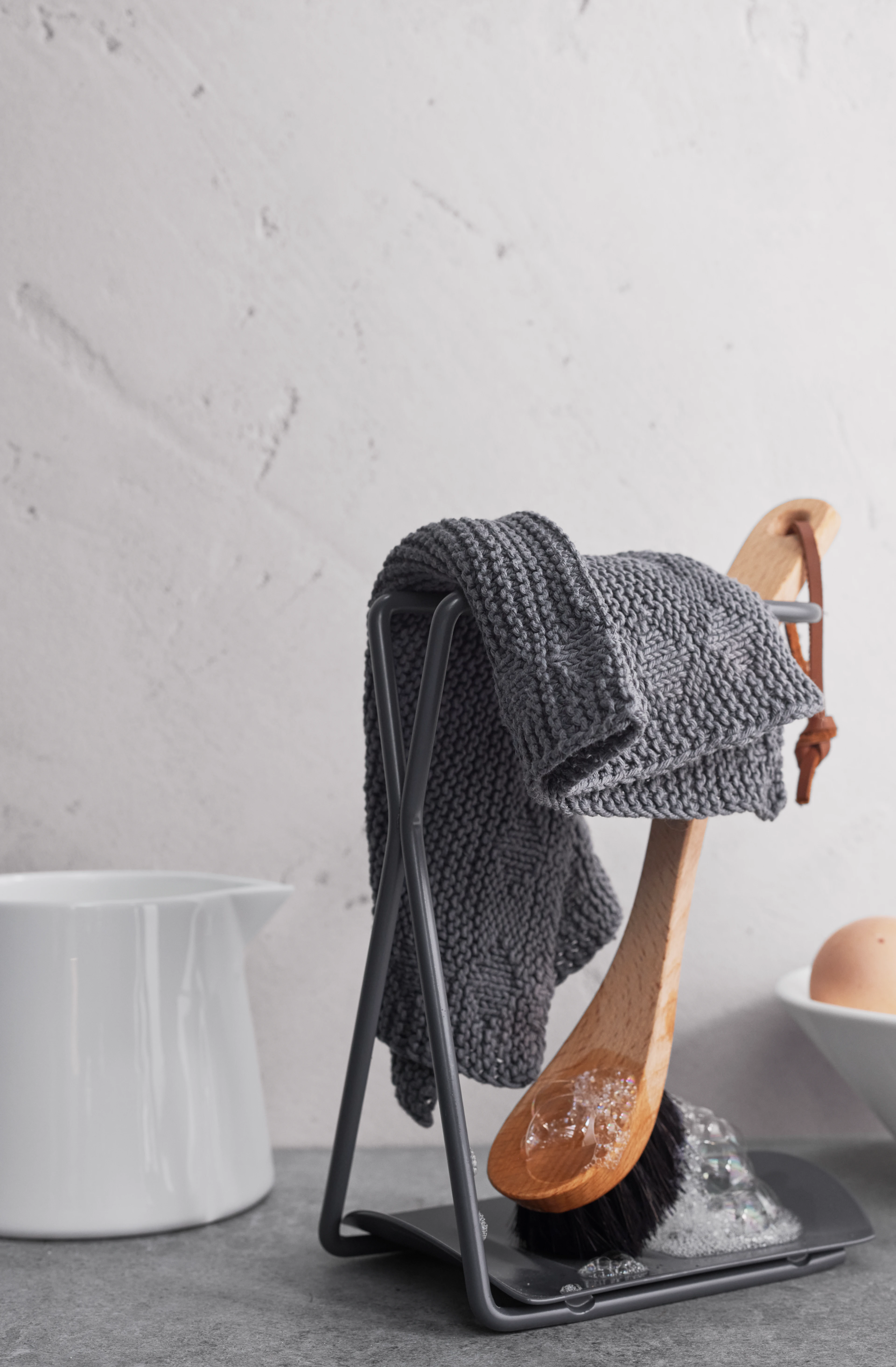 Drying rack H19 cm from Rosendahl in Grey color, made of Metal