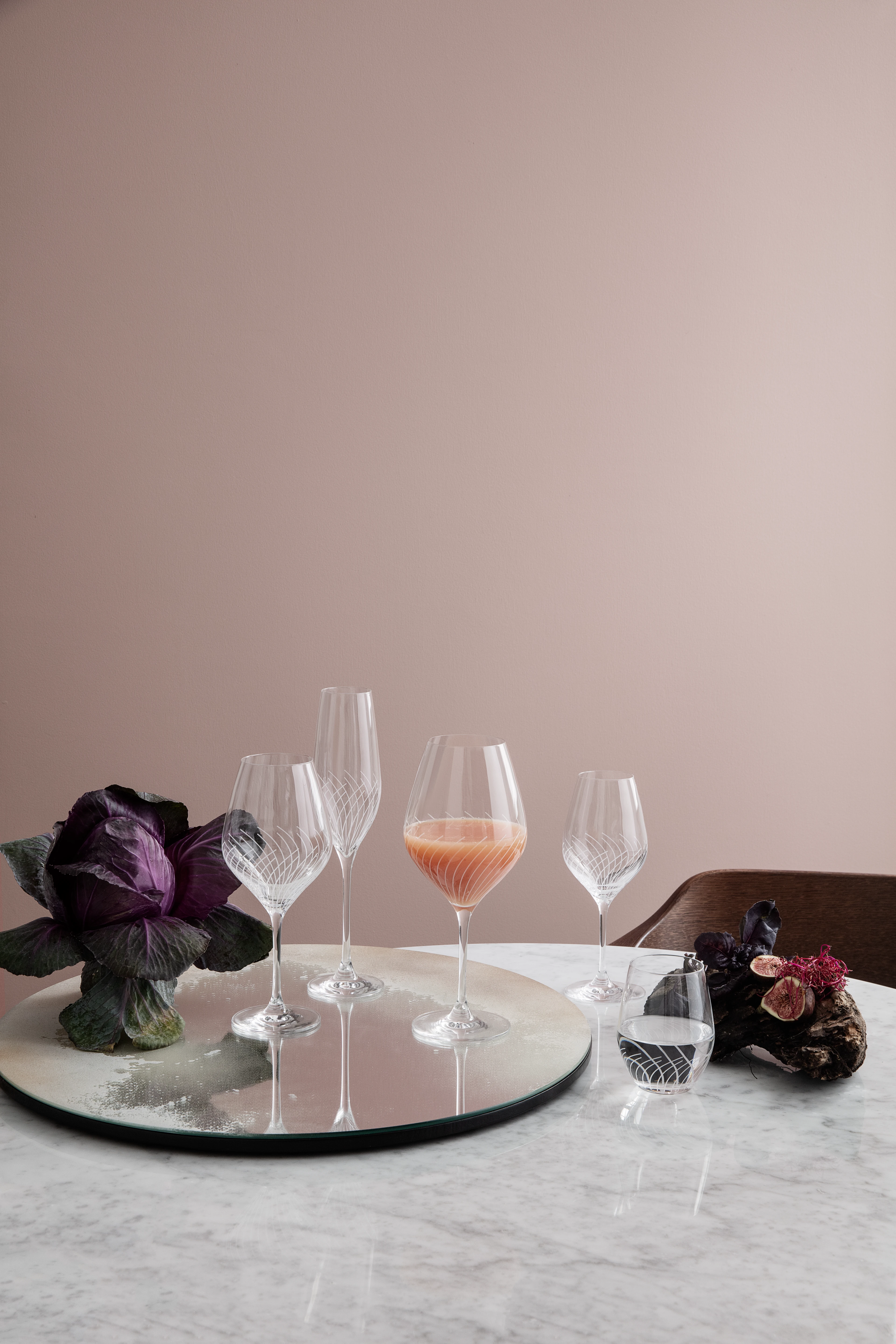 Rödvinsglas 52 cl 2 st. från Holmegaard i färgen Klar, tillverkad av Glas