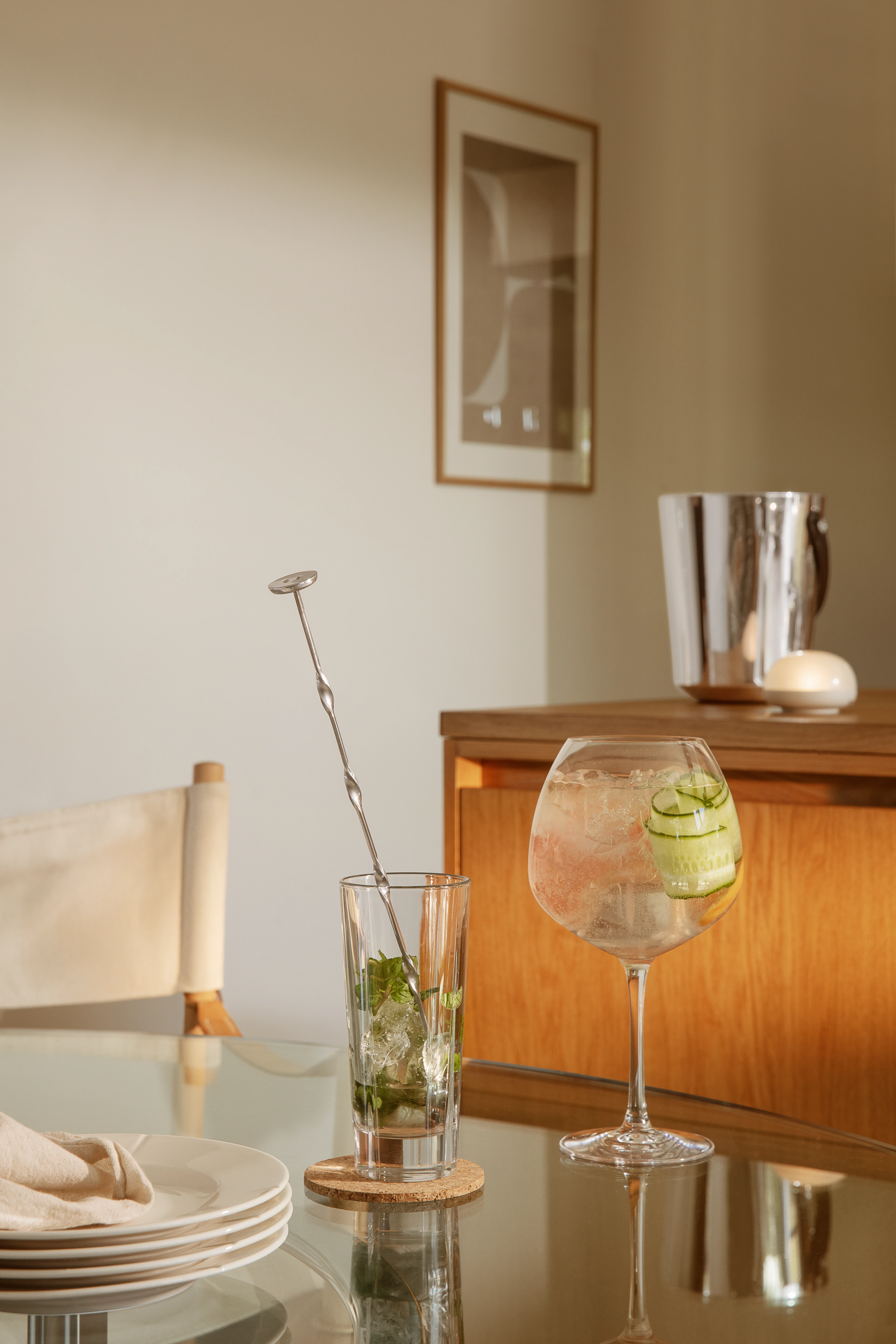 Stirring Spoon H31 cm from Rosendahl in Steel color, made of Metal