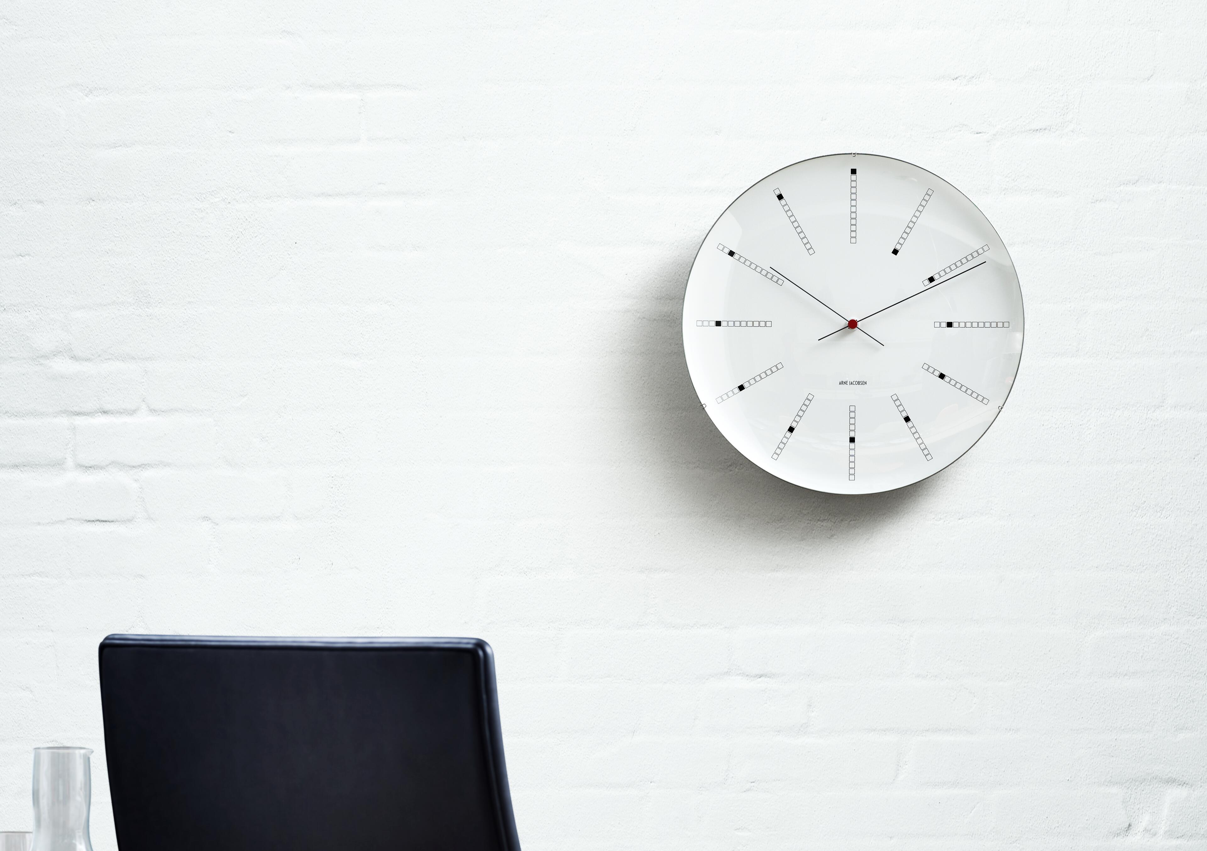 Wall clock, Bankers, Arne Jacobsen Clocks