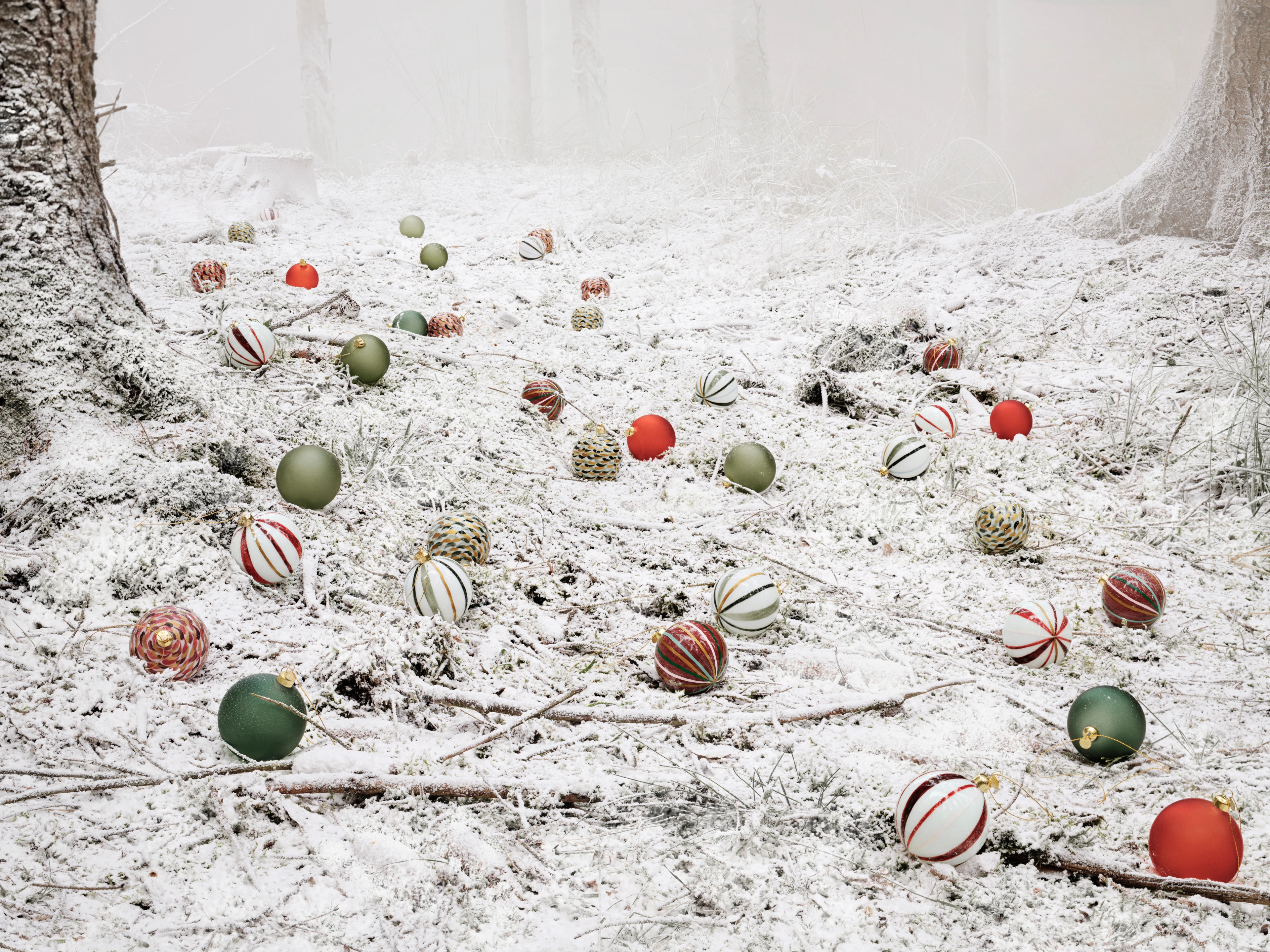 Christmas baubles, Souvenir, from Holmegaard