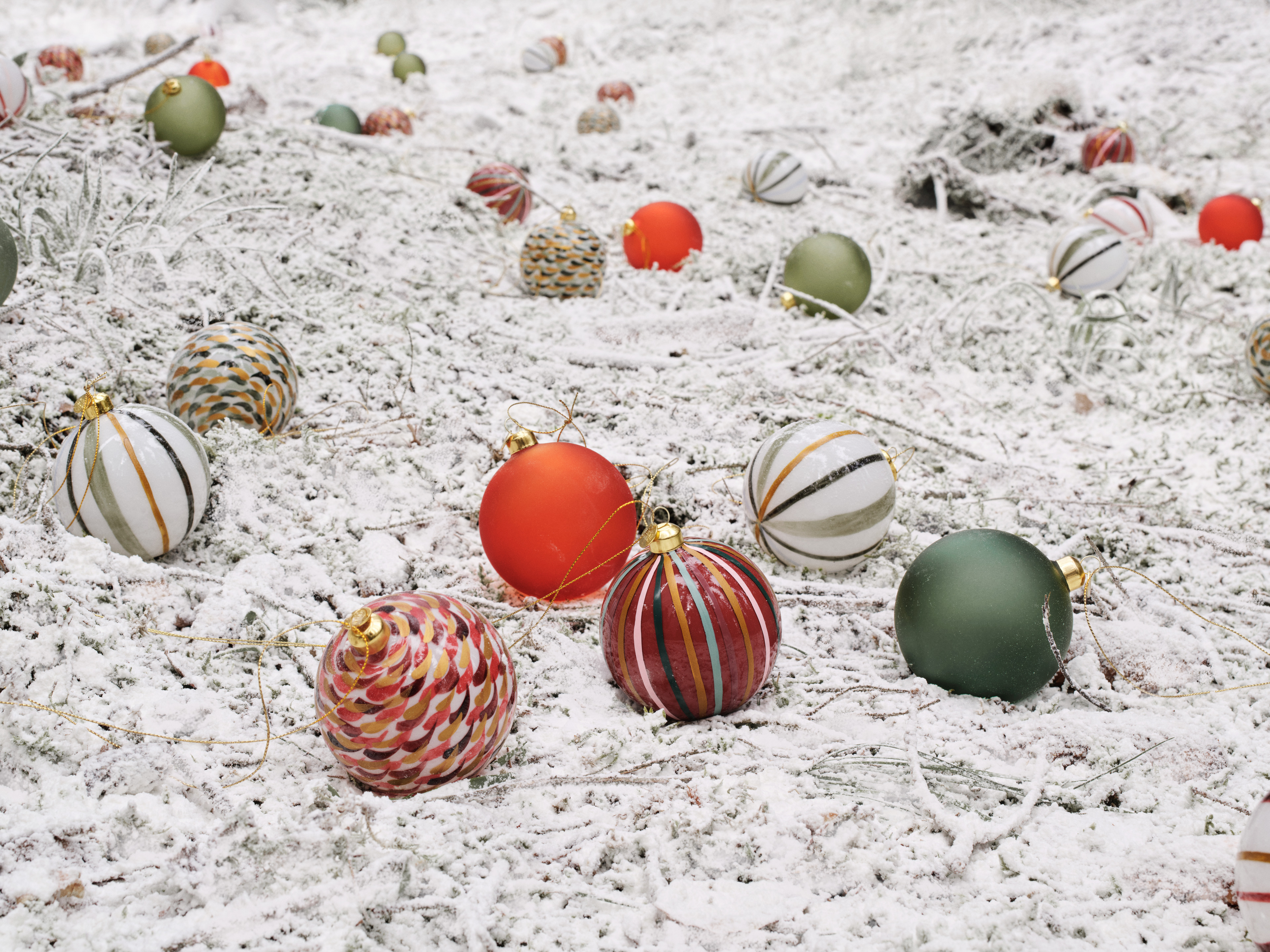 Christmas baubles, Souvenir, from Holmegaard