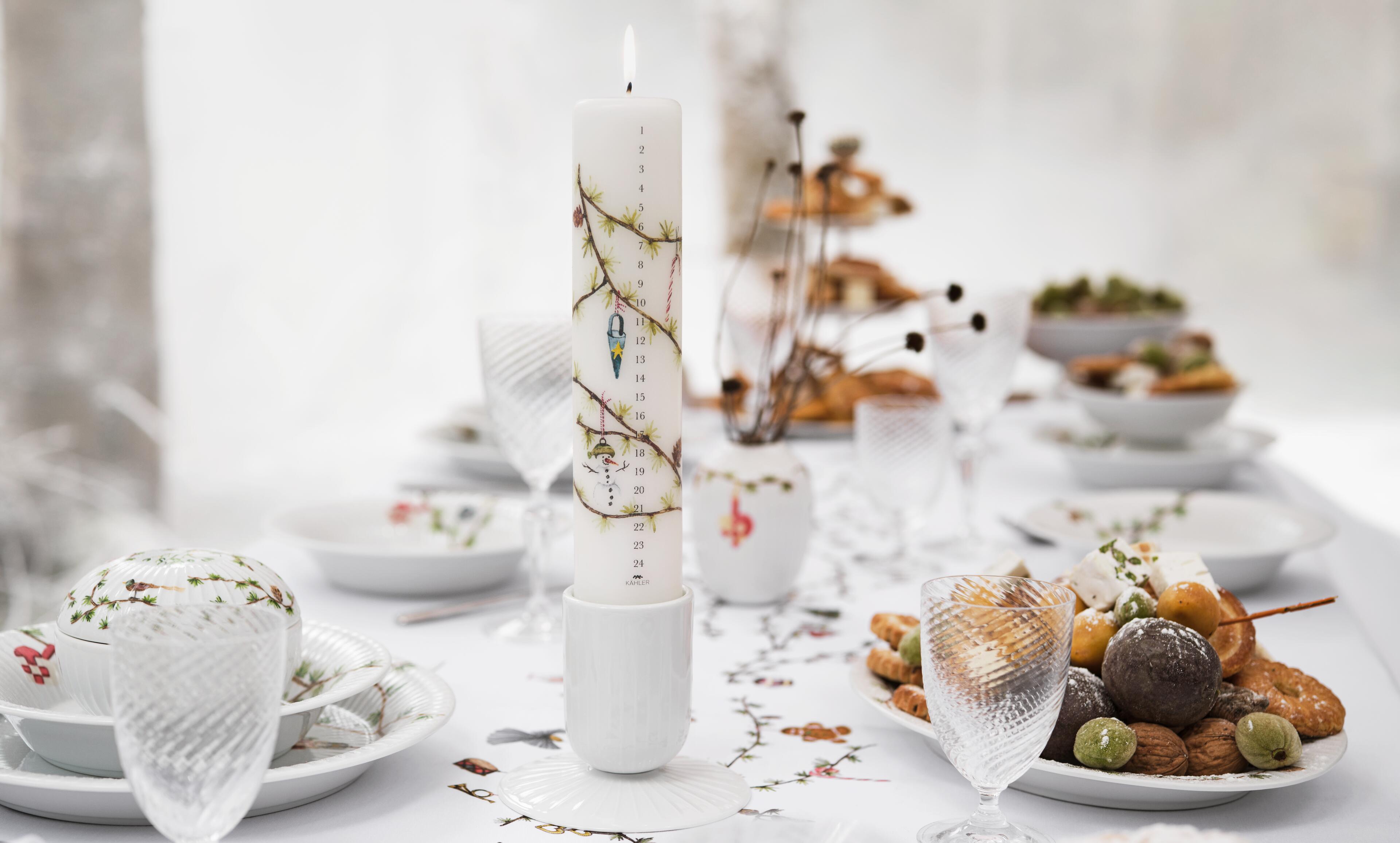 Hammershøi advent candle from Kähler.