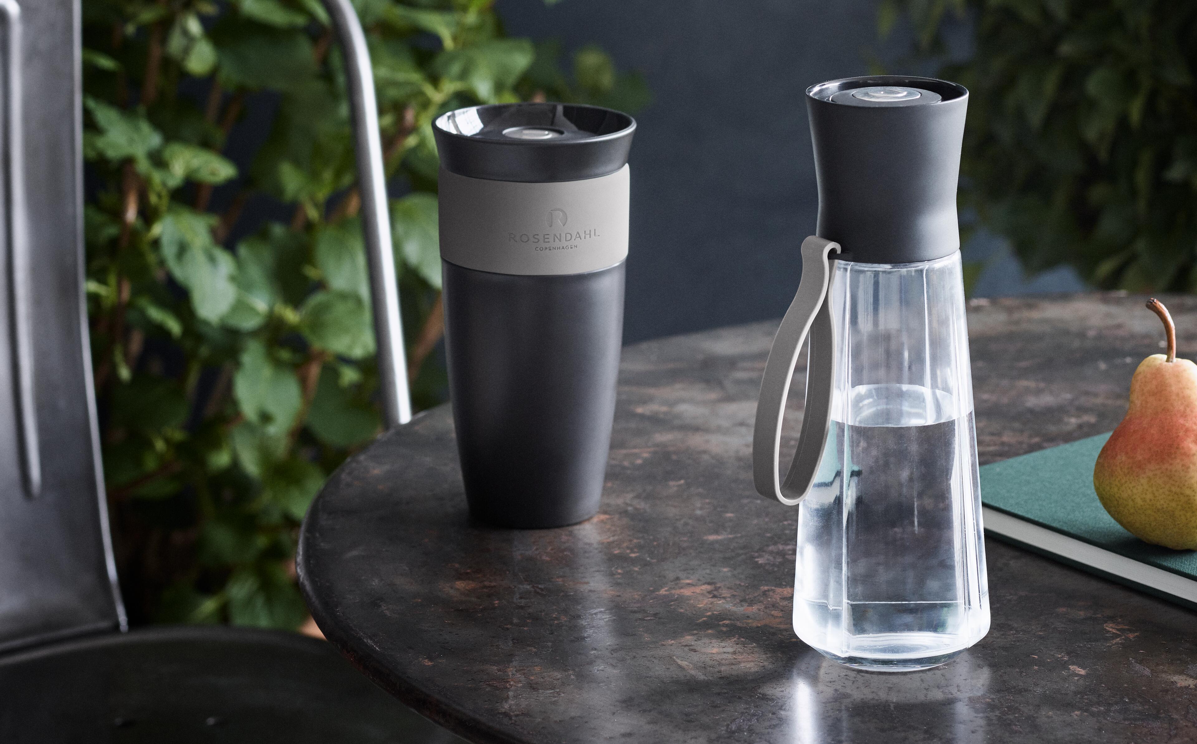 Drinking bottle and thermo cup from Rosendahl