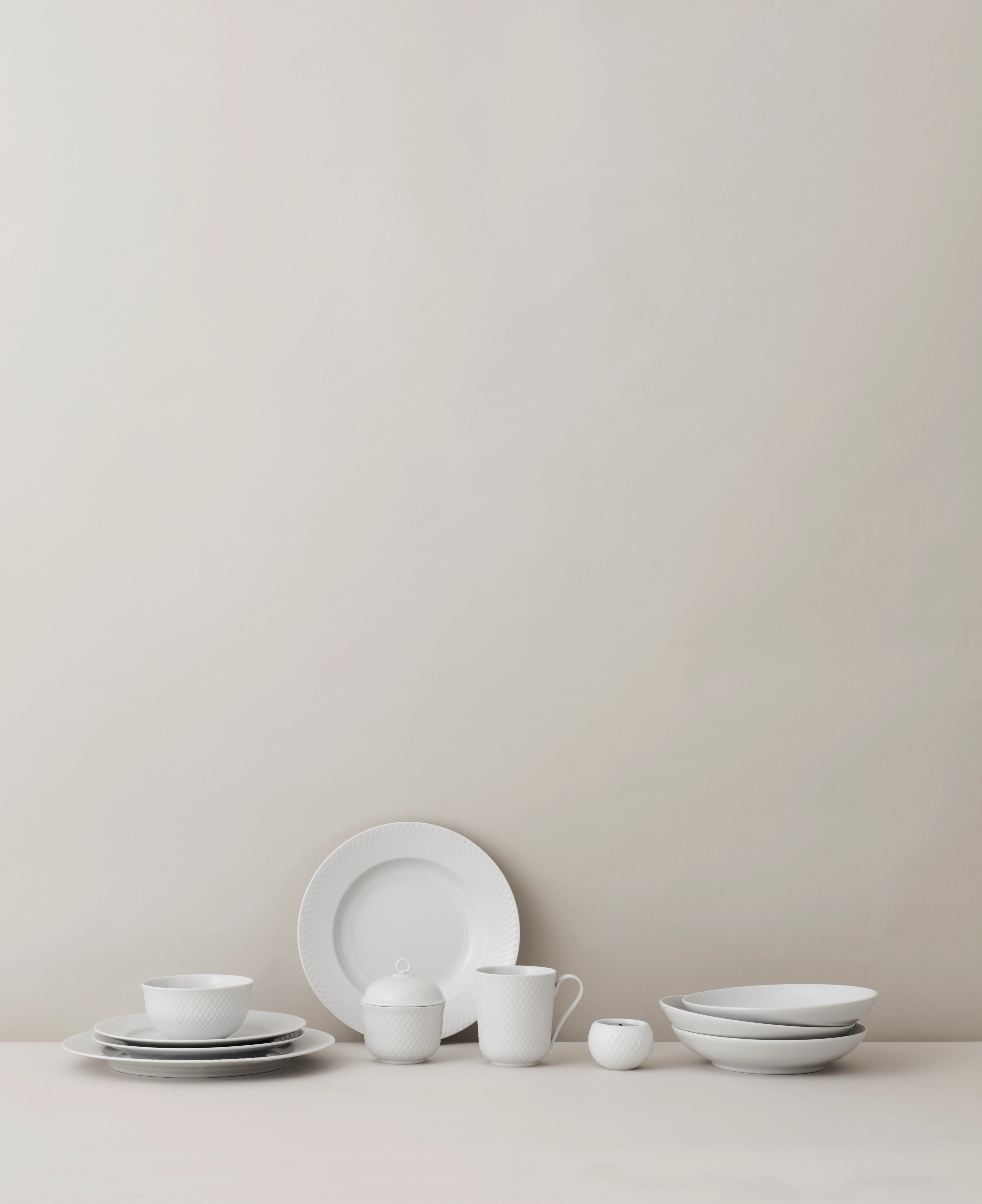 Bowl Ø8.5 cm from Lyngby Porcelæn in White color, made of Ceramics