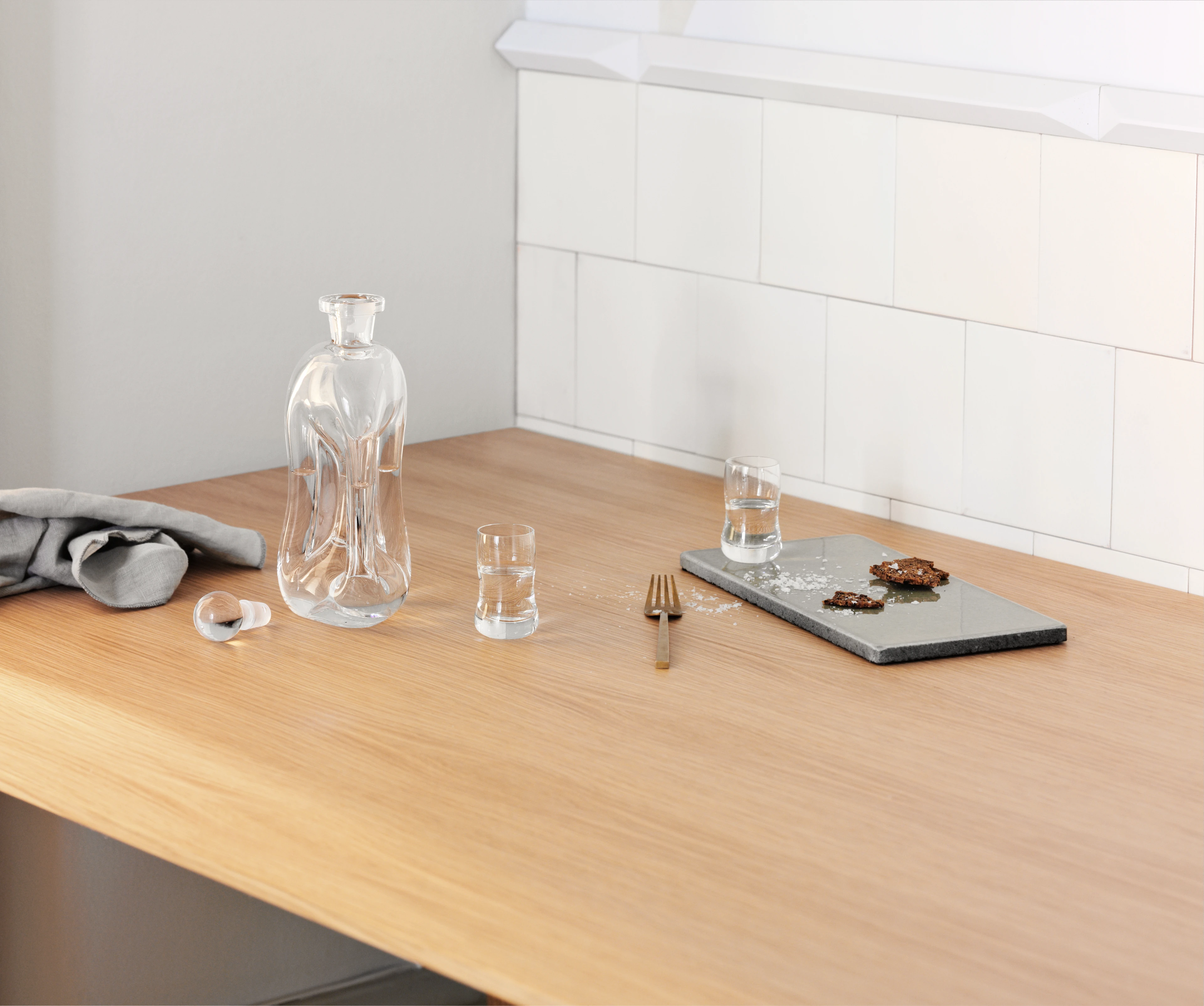 Klukflaske from Holmegaard