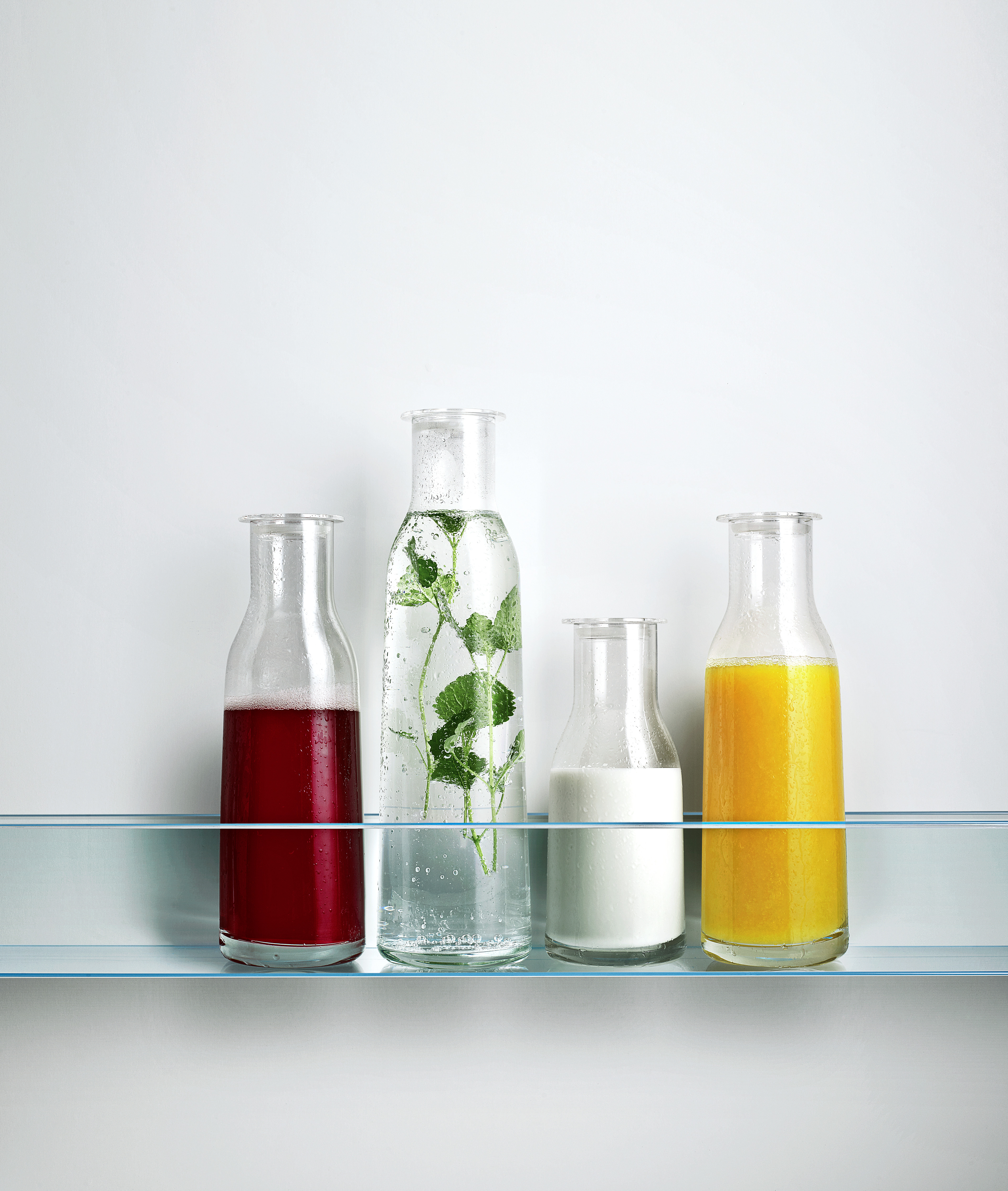 Minima glass bottles, Cecilie Manz, Holmegaard