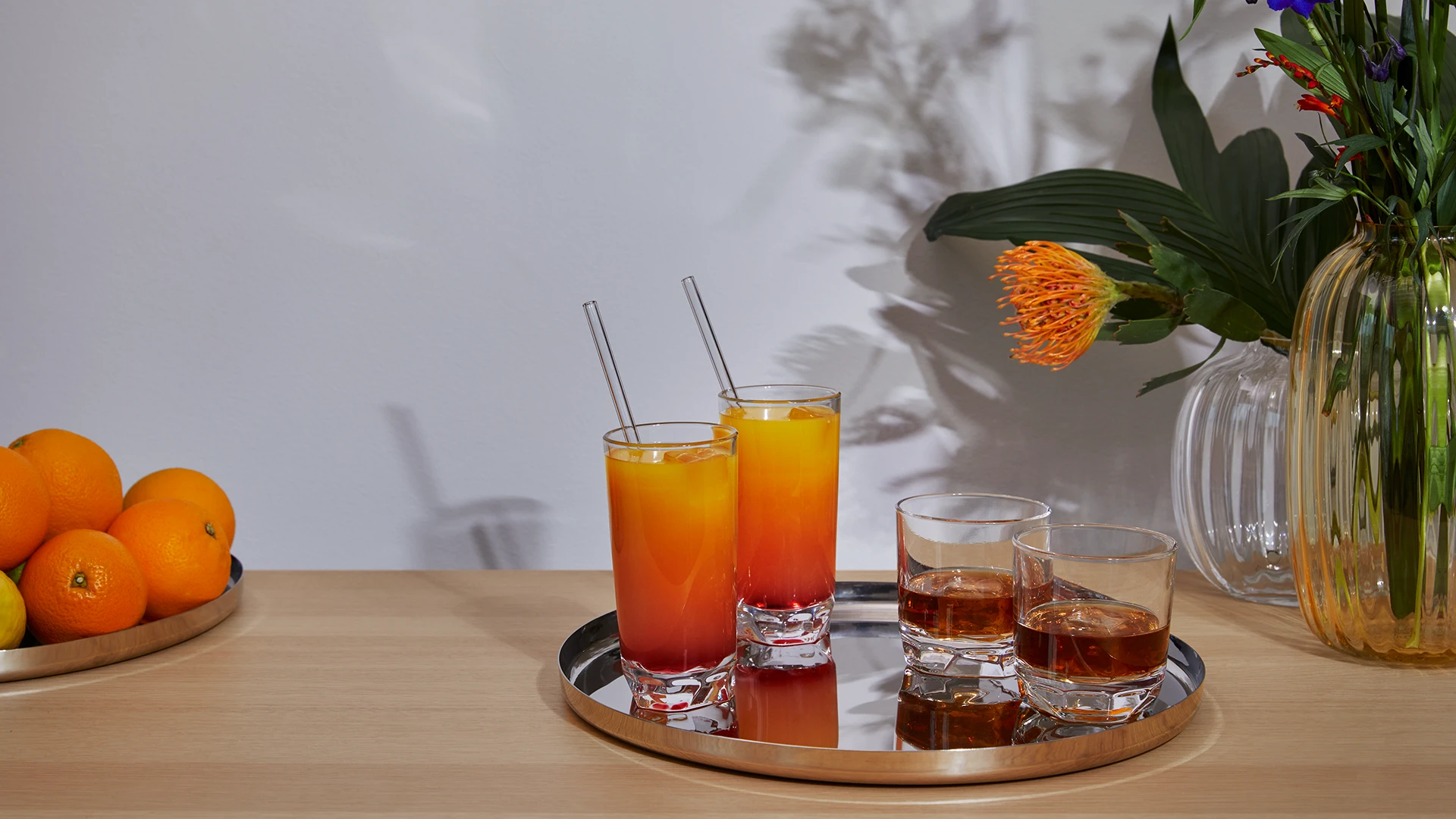 Glass from the Holmegaard Prism series