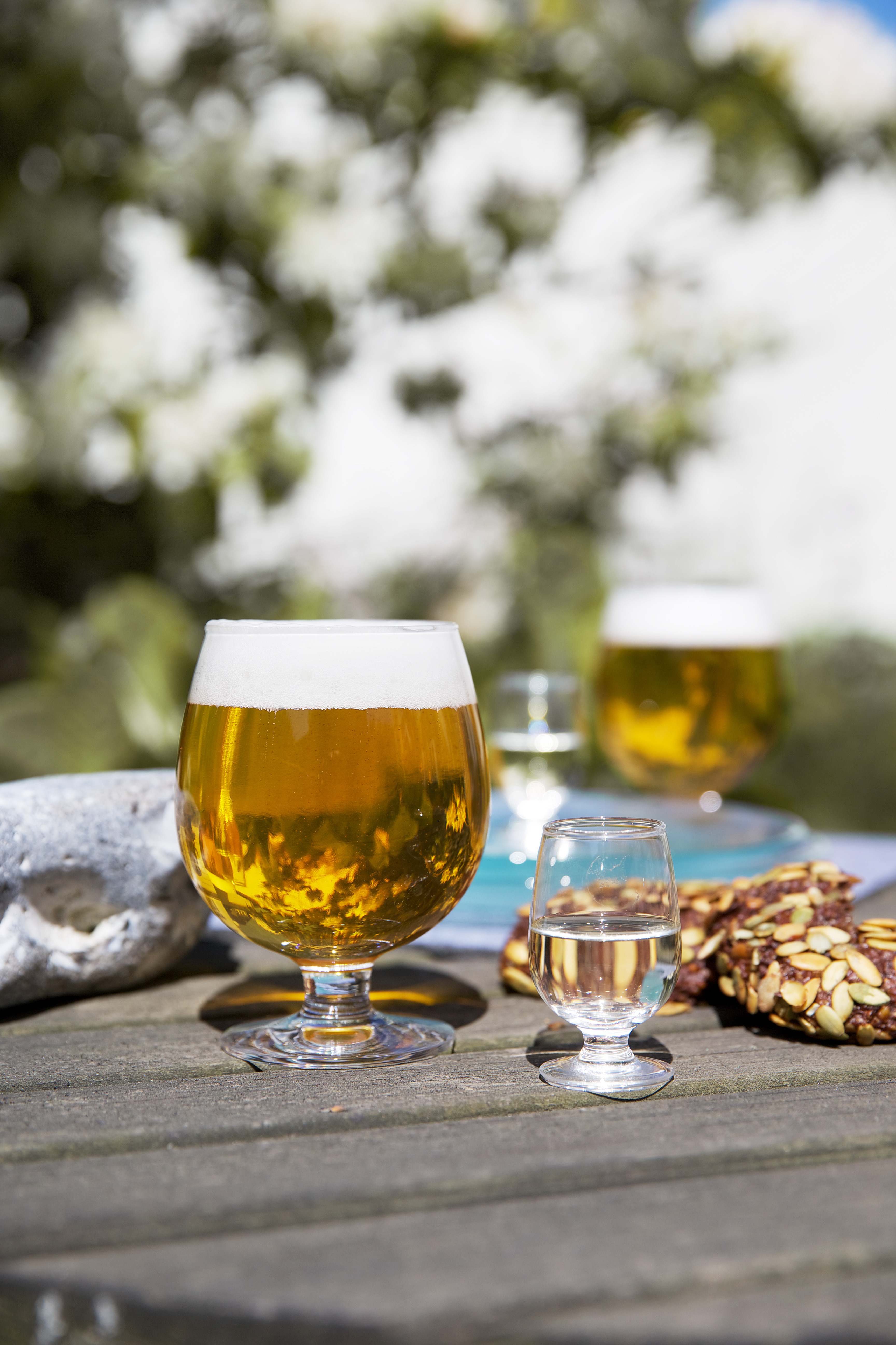 Beer glass from Det Danske Glas series, from Holmegaard