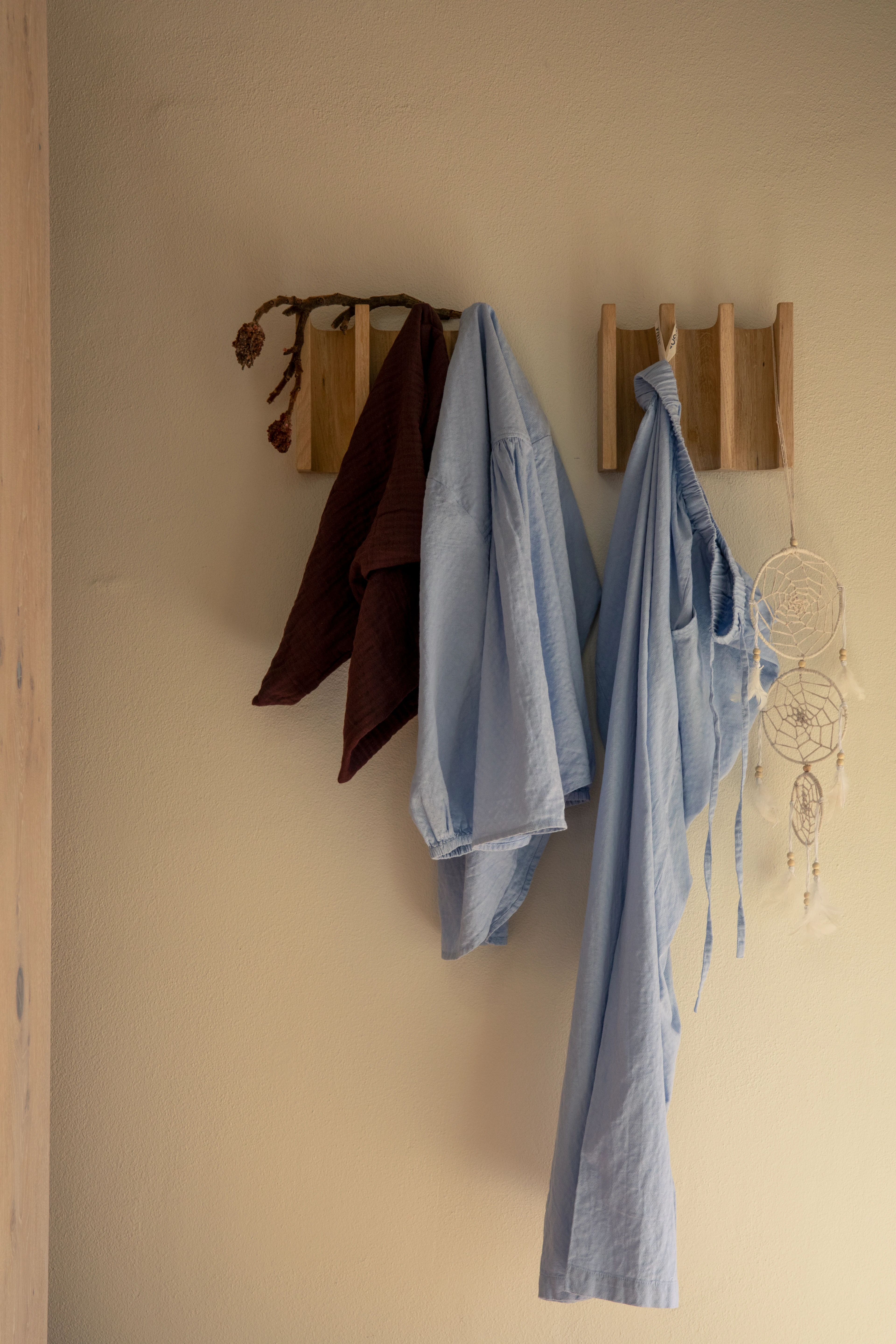 Adele shirt S/M from JUNA in Light blue color, made of Cotton