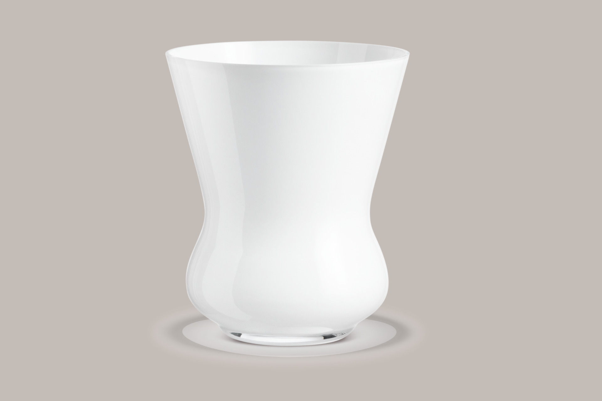 White JEB 65 vase from Holmegaard