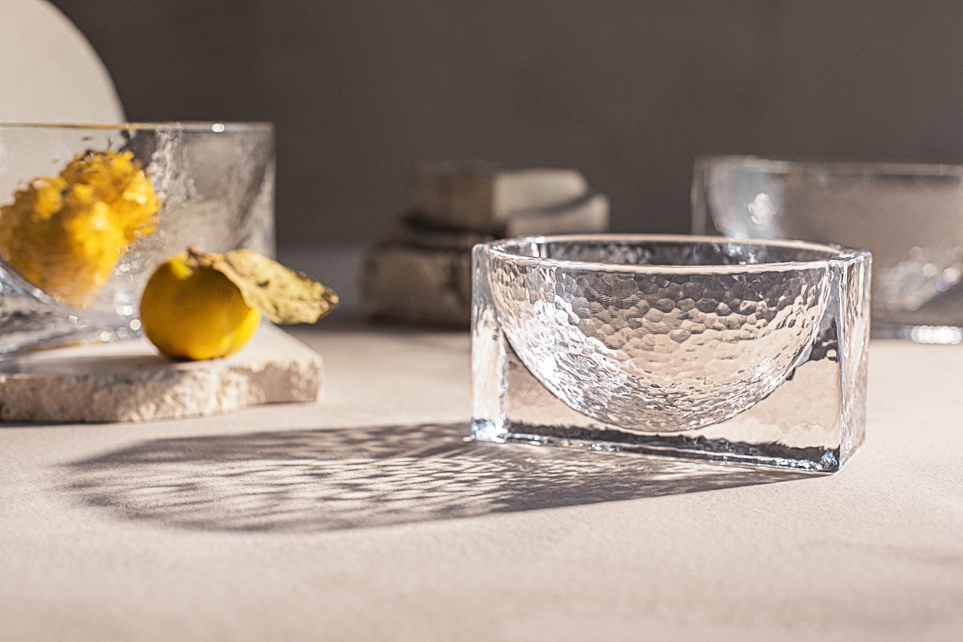 Glassvaser i serien Forma fra Holmegaard, designet av Linnea Blæhr og Laura Bilde. Nominert til Årets design under Design Awards 2021