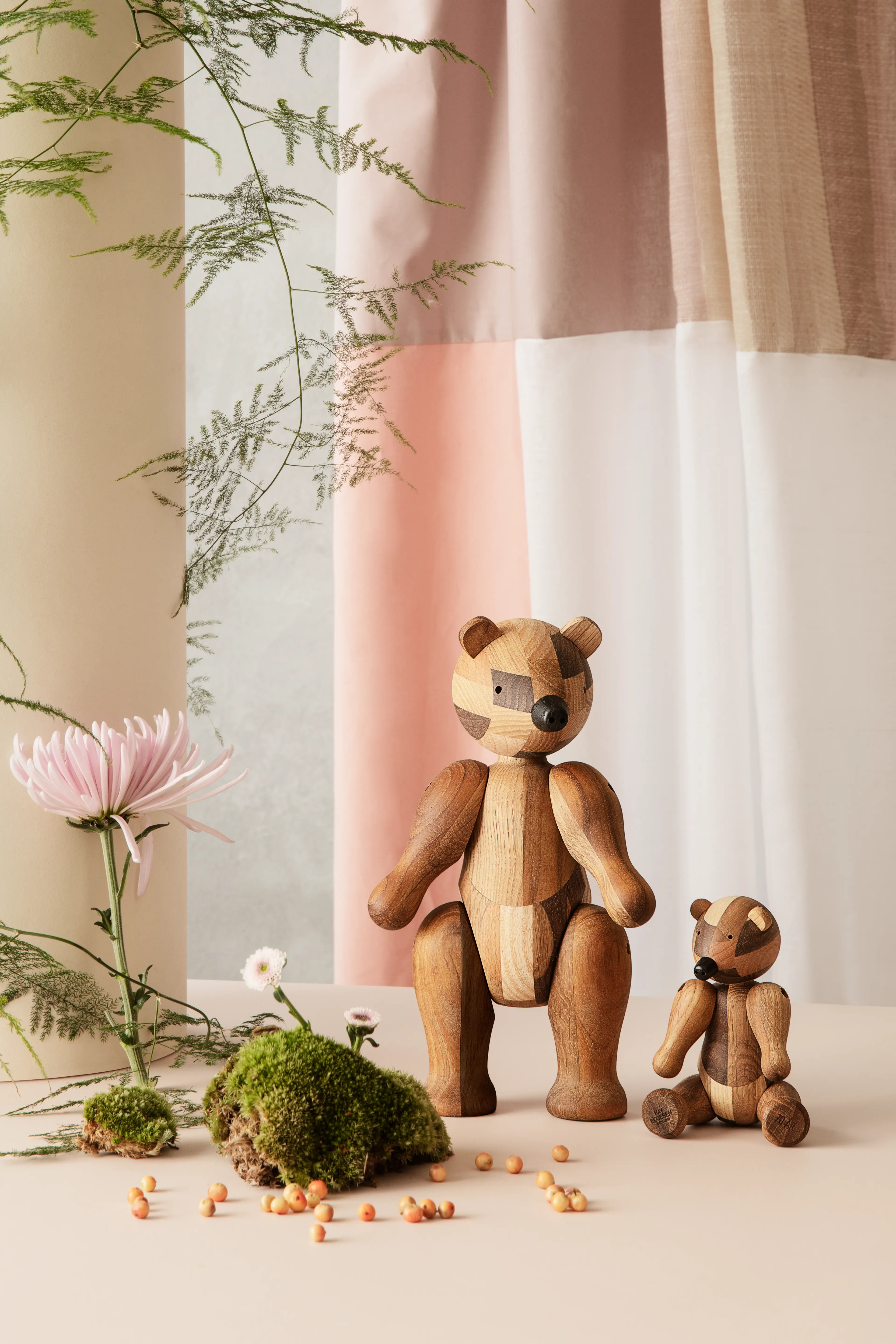 Reworked Bears, wooden animals, Kay Bojesen