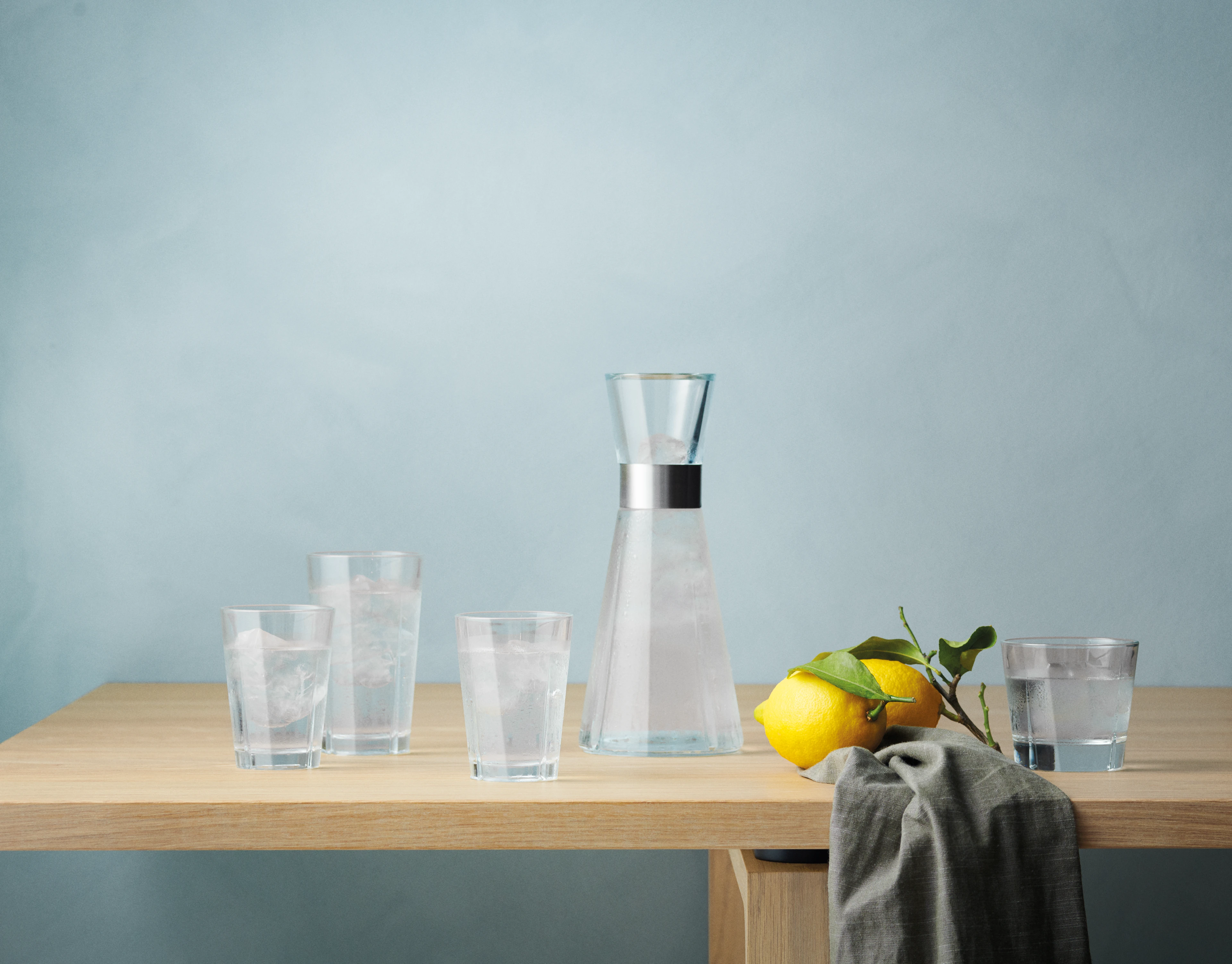  Store og små glass til å drikke. Vannglass og karaffel fra Rosendahl