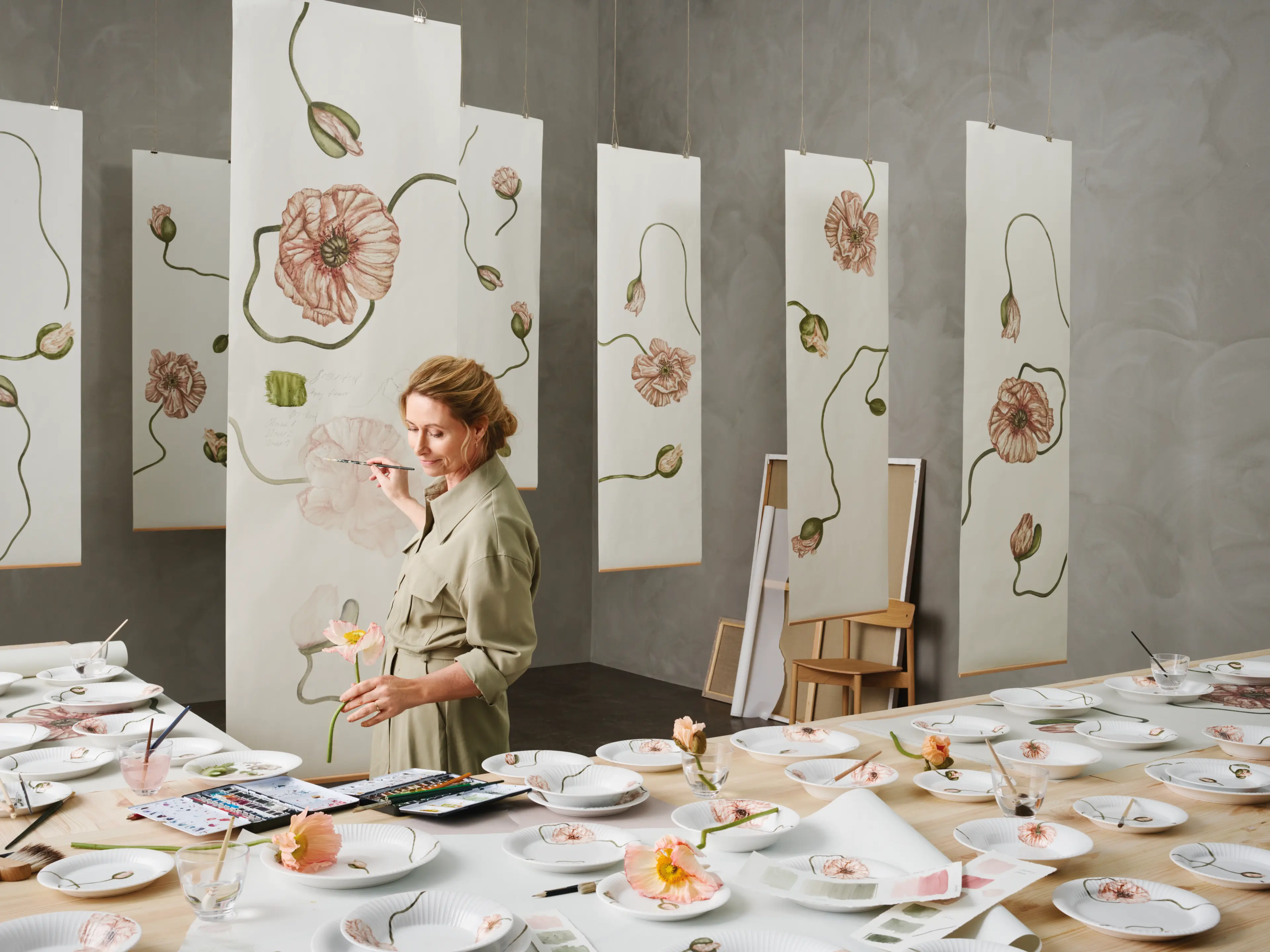 Kähler Hammershøi Poppy stel.