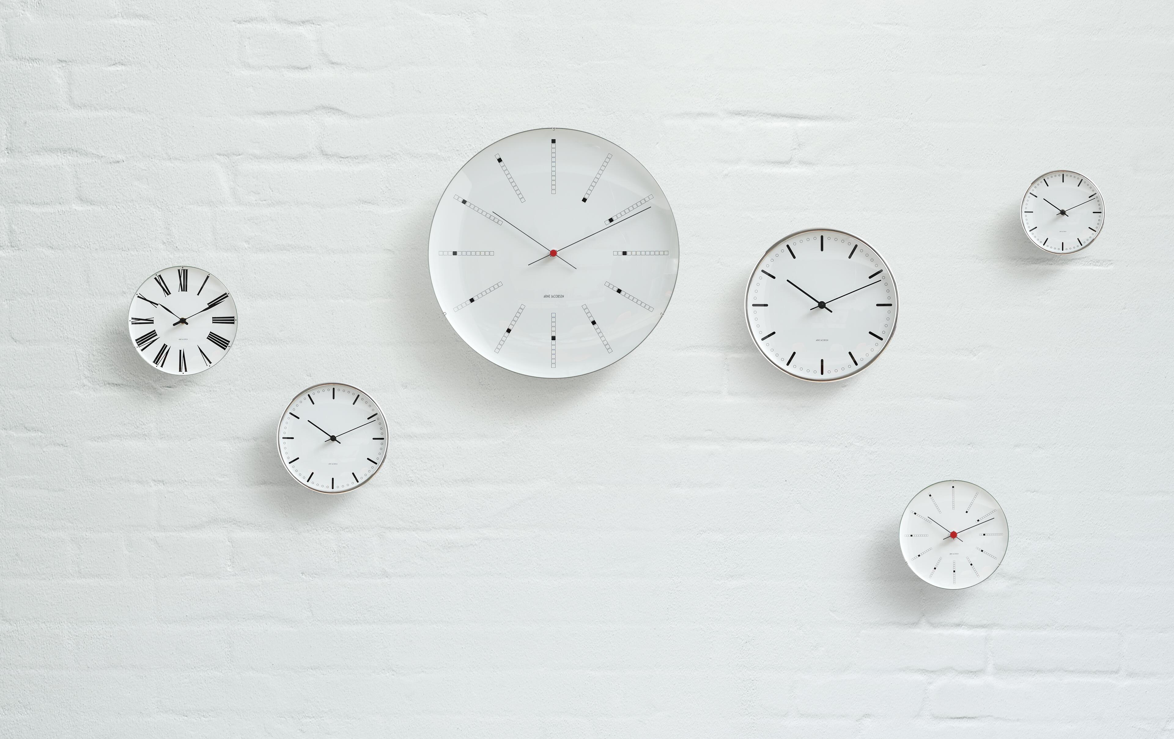 Wall clocks from Arne Jacobsen