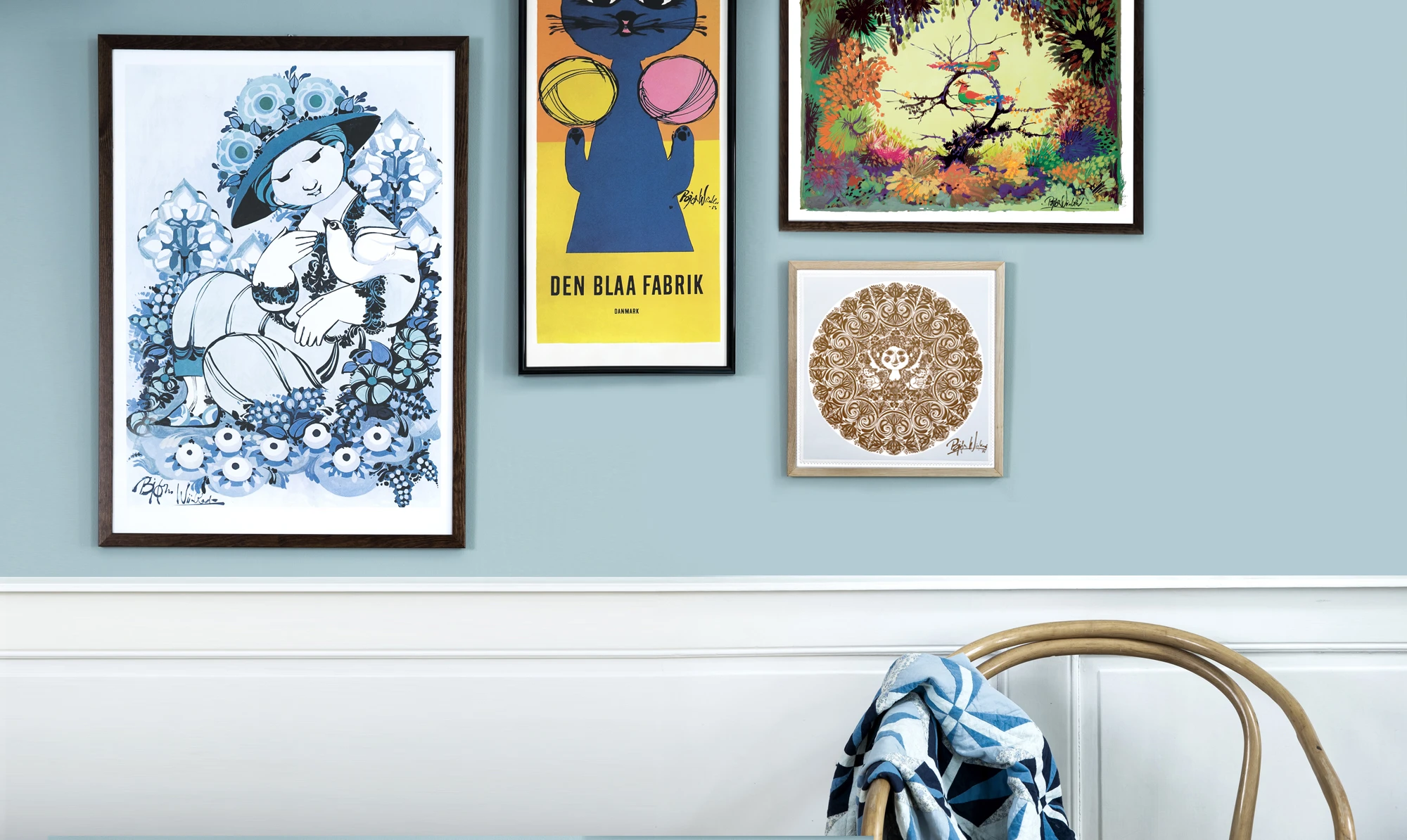 Wiinblad Miss Ella 50x70 cm fra Bjørn Wiinblad i fargen Multi, laget av Papir