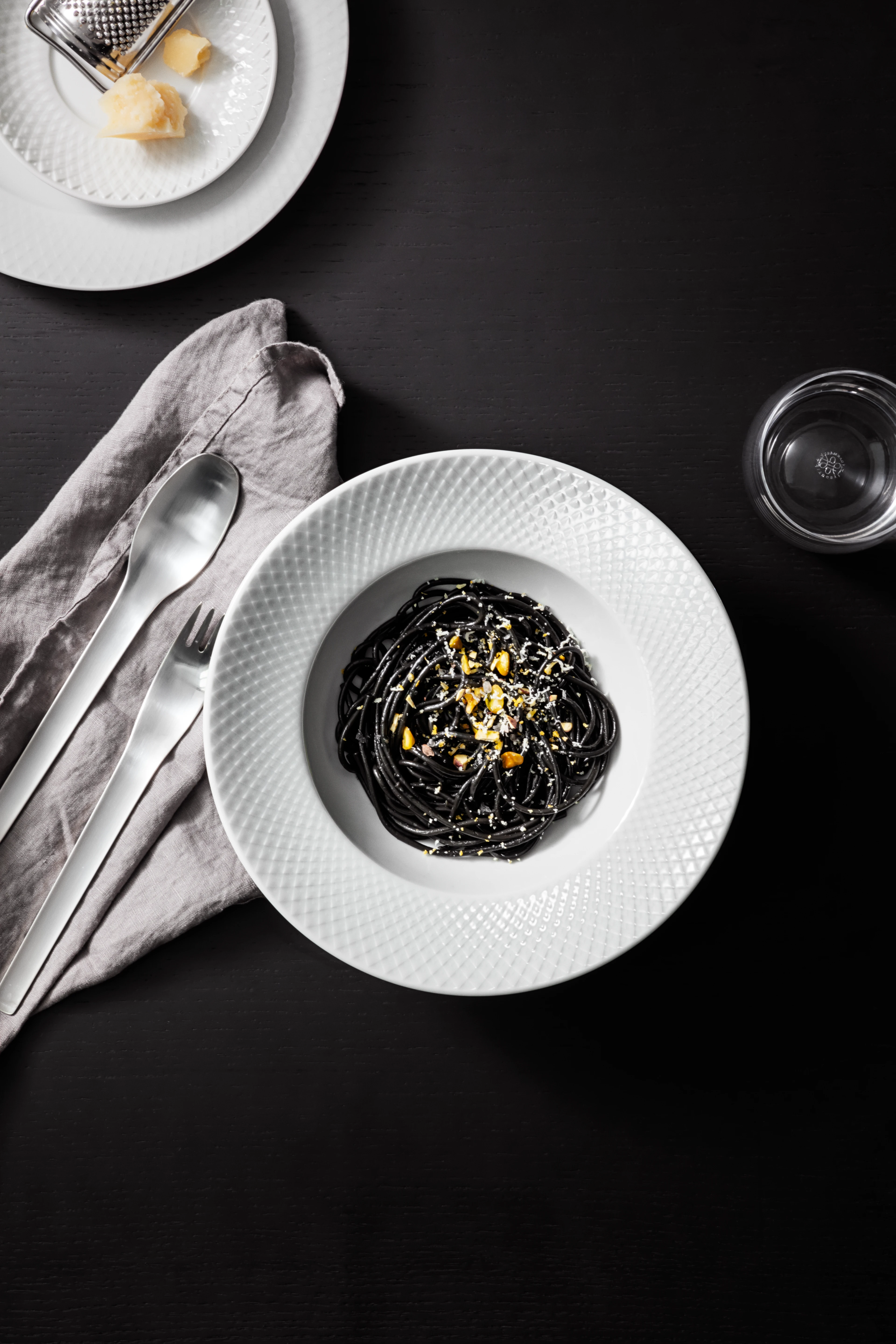 Soup plate Ø24.5 cm from Lyngby Porcelæn in White color, made of Ceramics