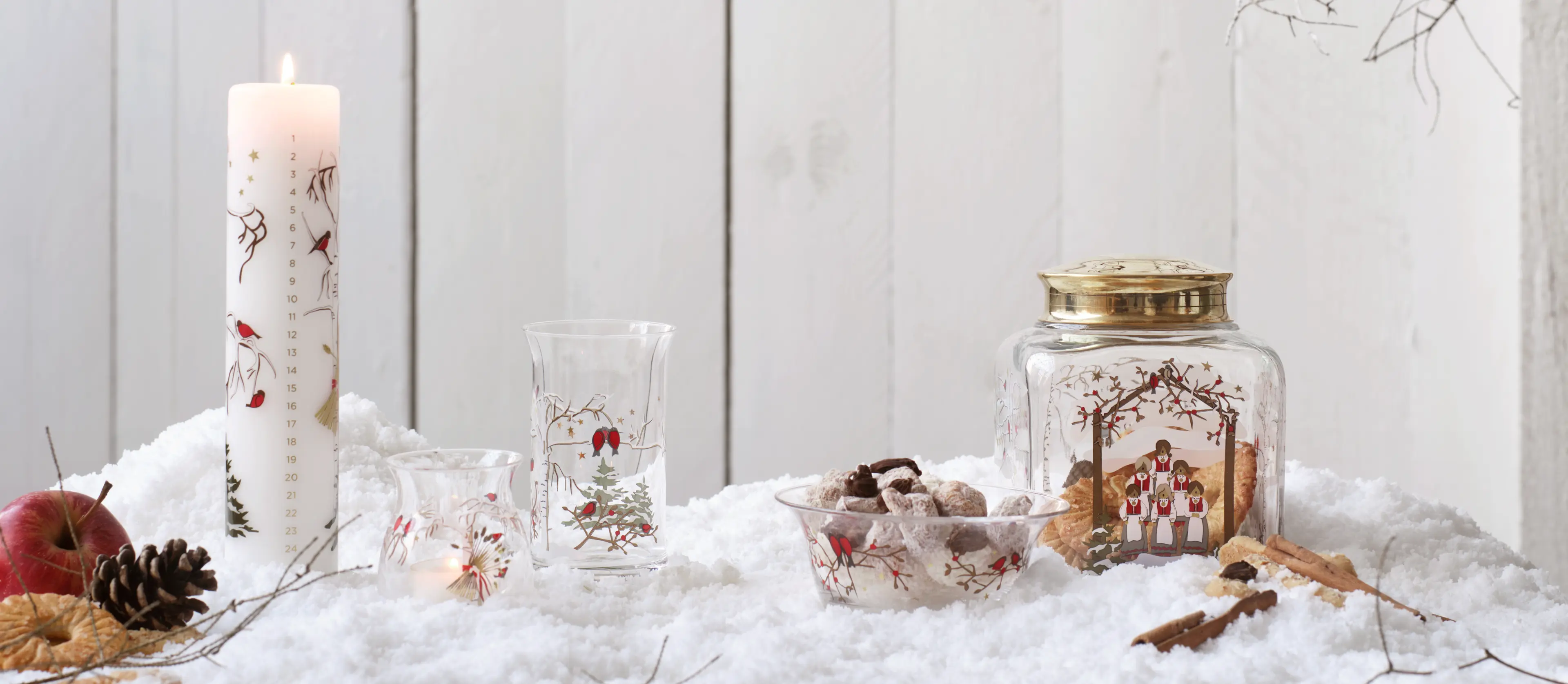 Holmegaard calendar candle.