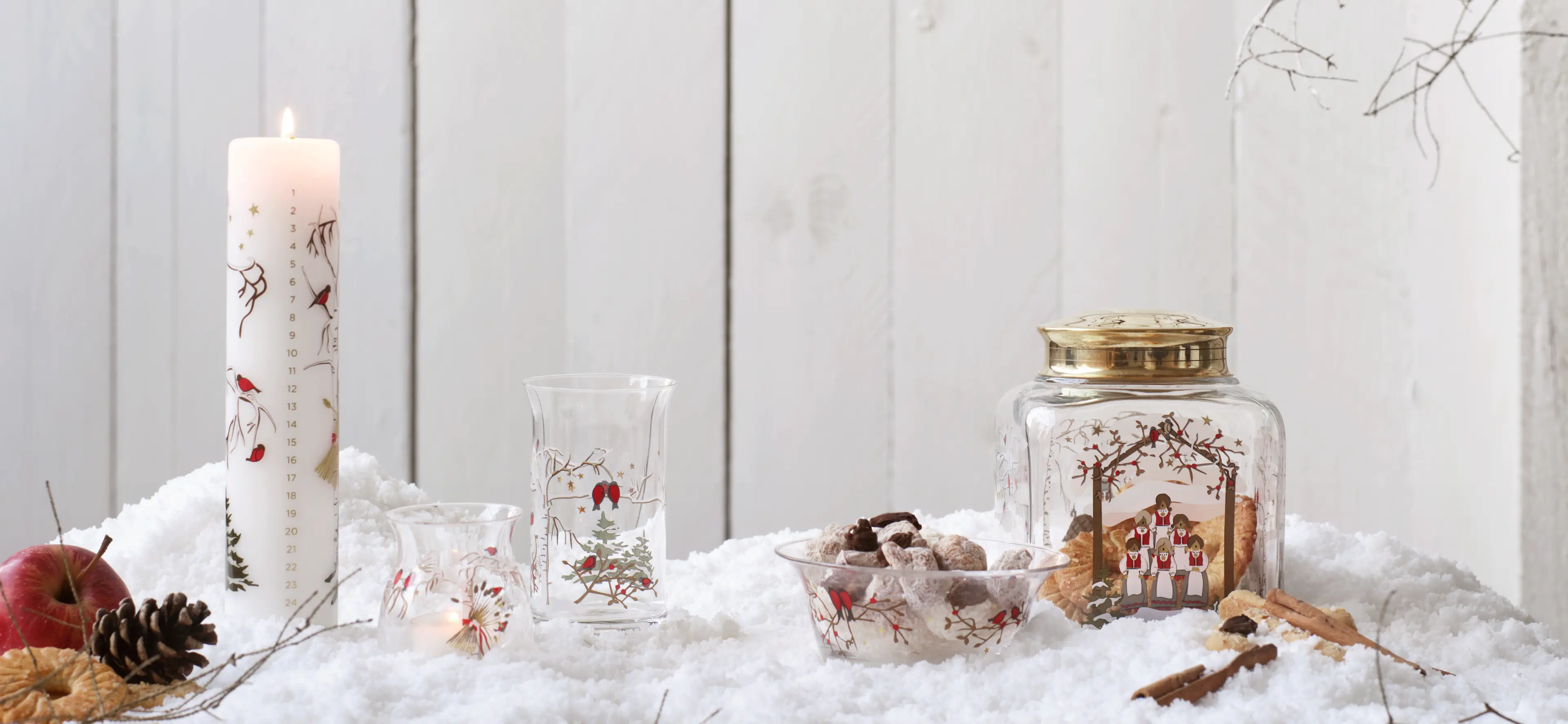 Weihnachtsprodukte von Holmegaard.