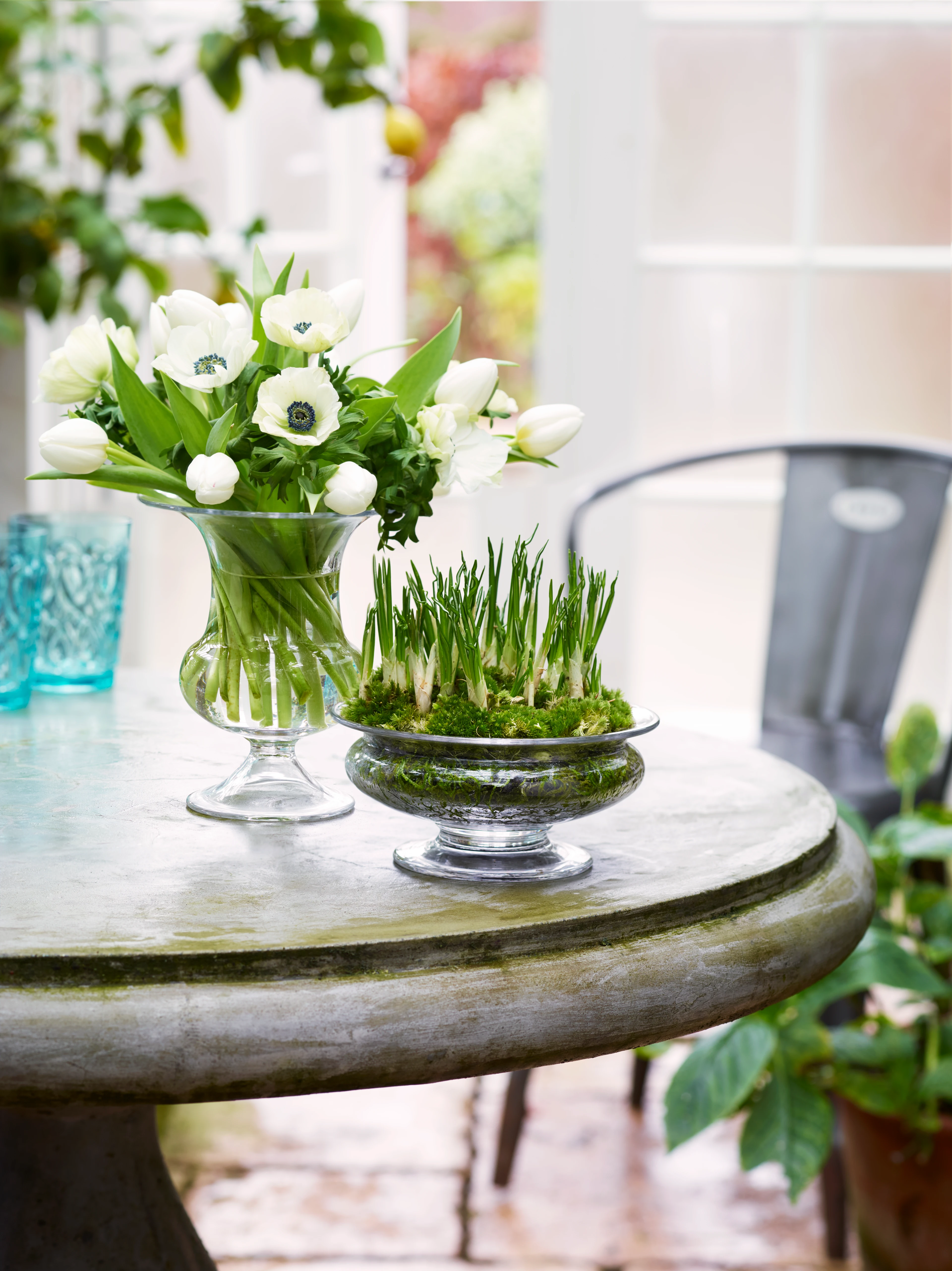 Blumenschale Ø19 cm von Holmegaard in der Farbe Klar, hergestellt aus Glas