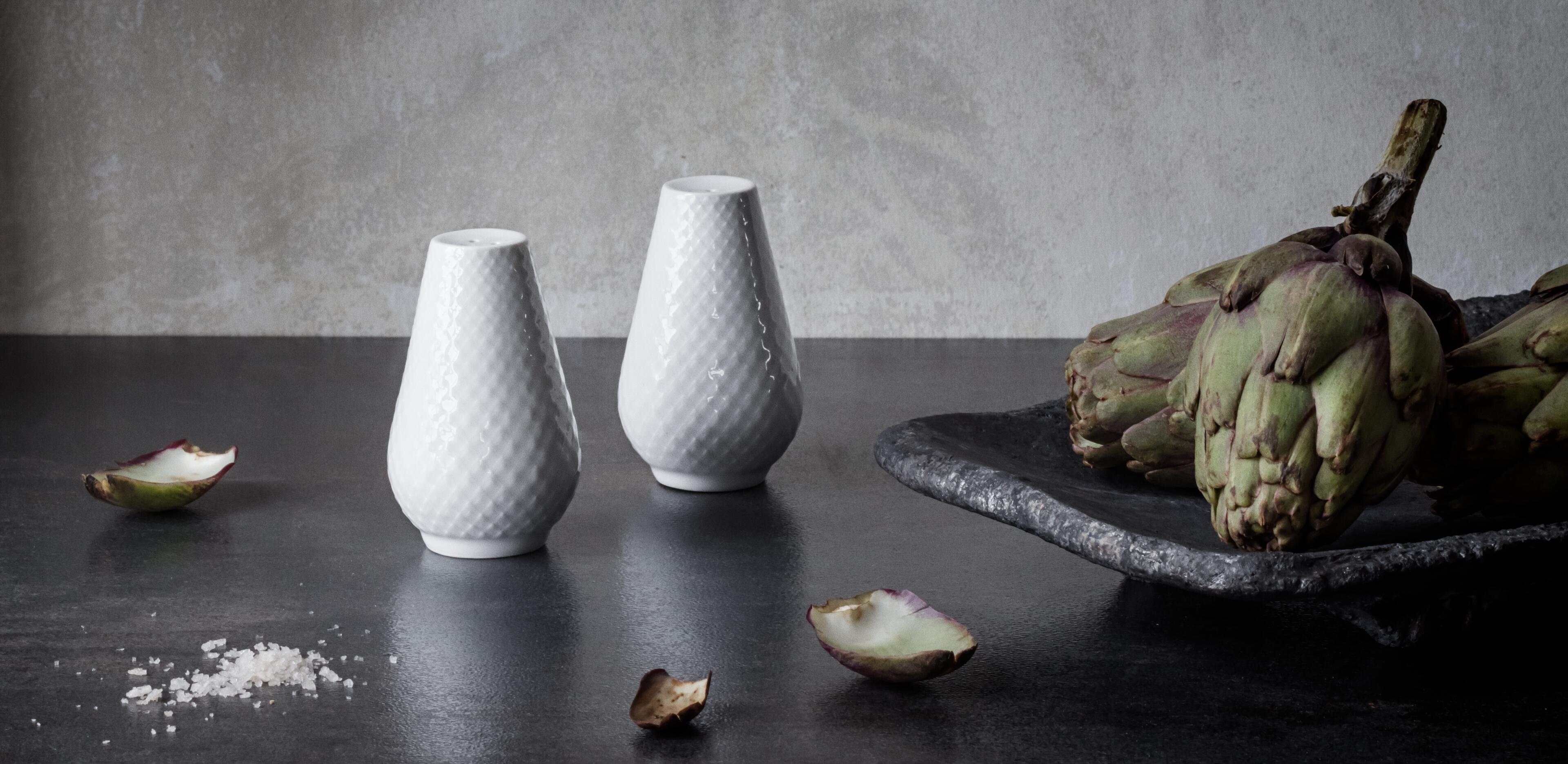 Lyngby Porcelæn Salt and Pepper Set