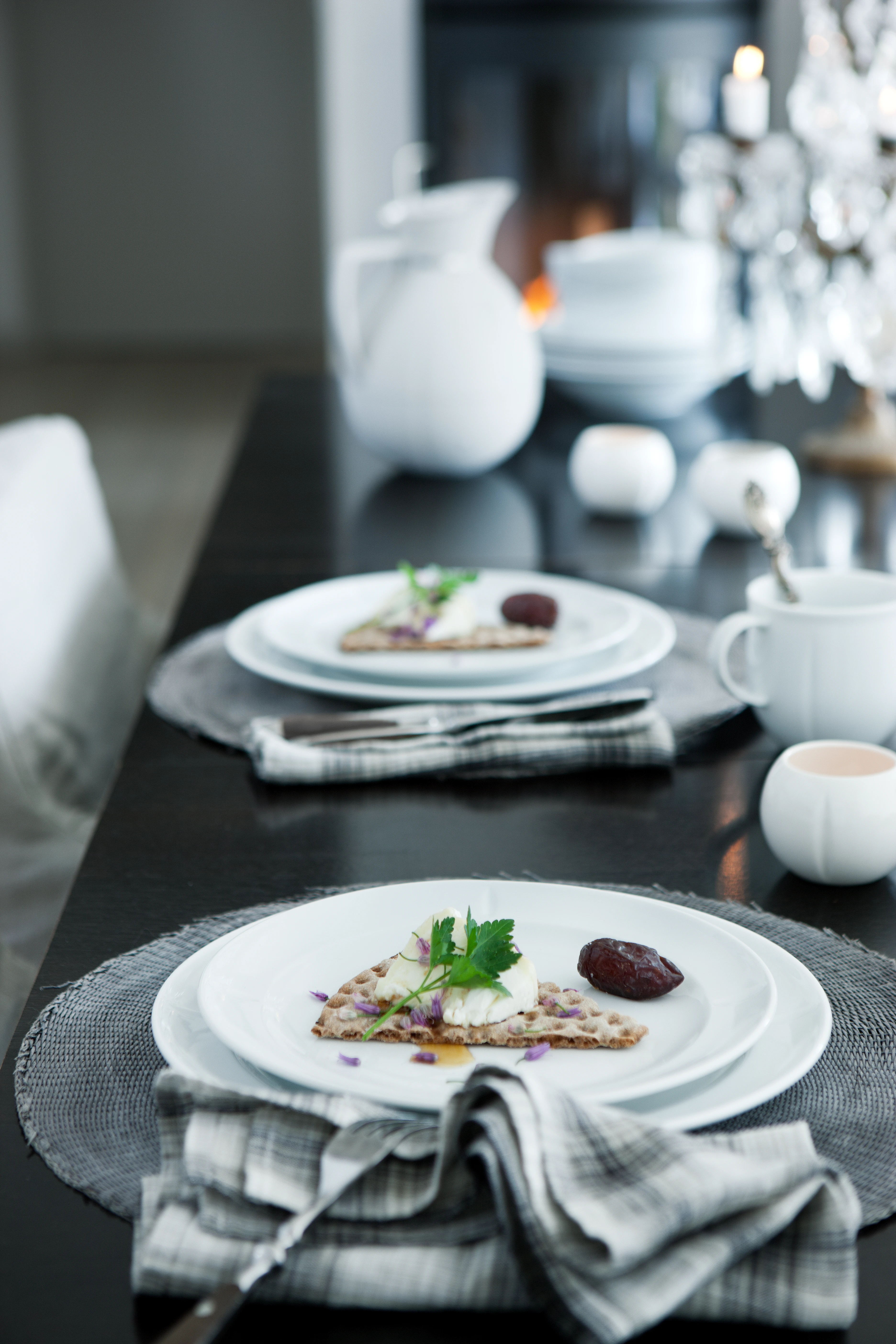 Plate Ø23 cm 4 pcs. from Rosendahl in White color, made of Ceramics