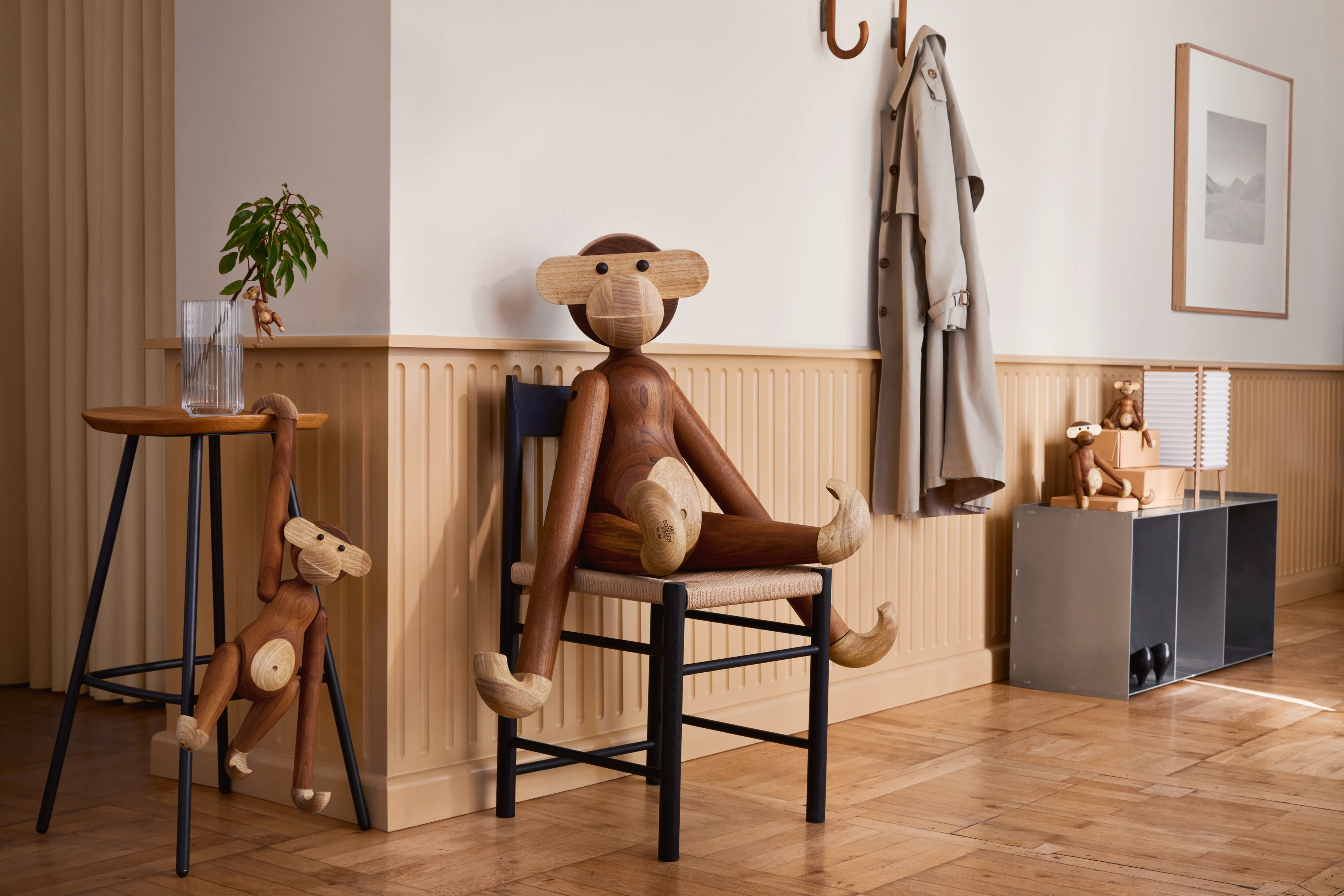 Abe XXL fra Kay Bojesen i farven Teak/Limba, lavet af Træ