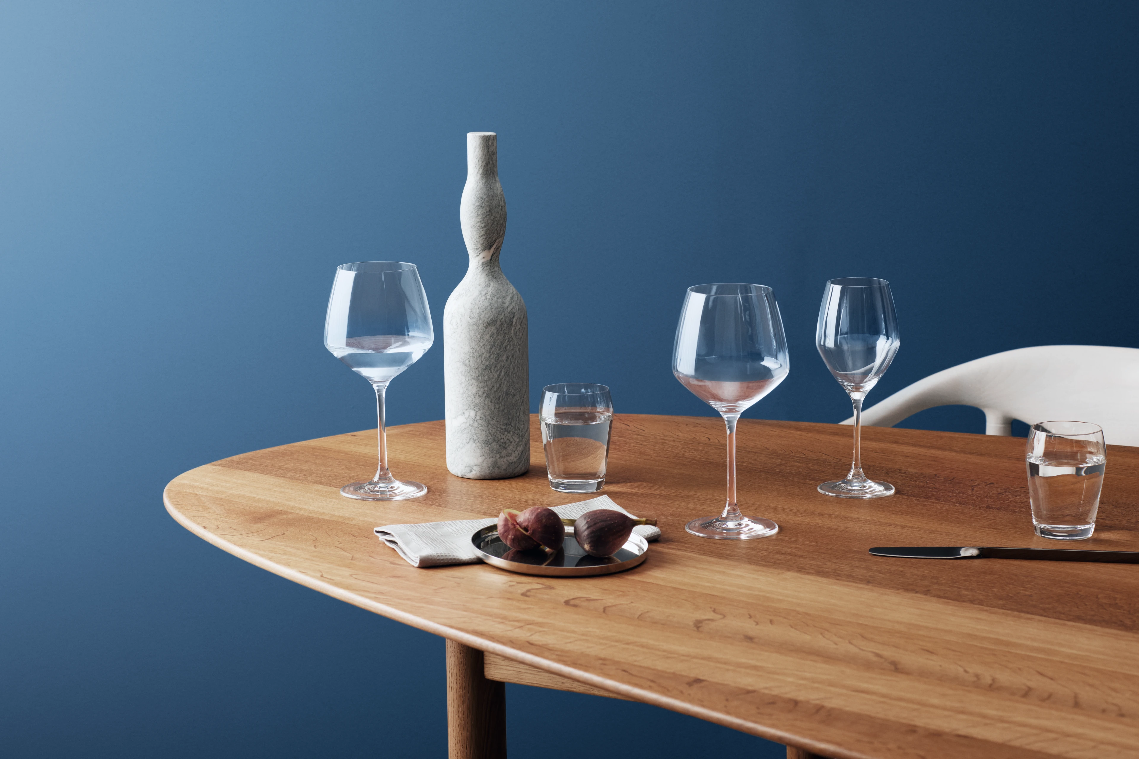 Holmegaard Perfection wine glasses and water glasses