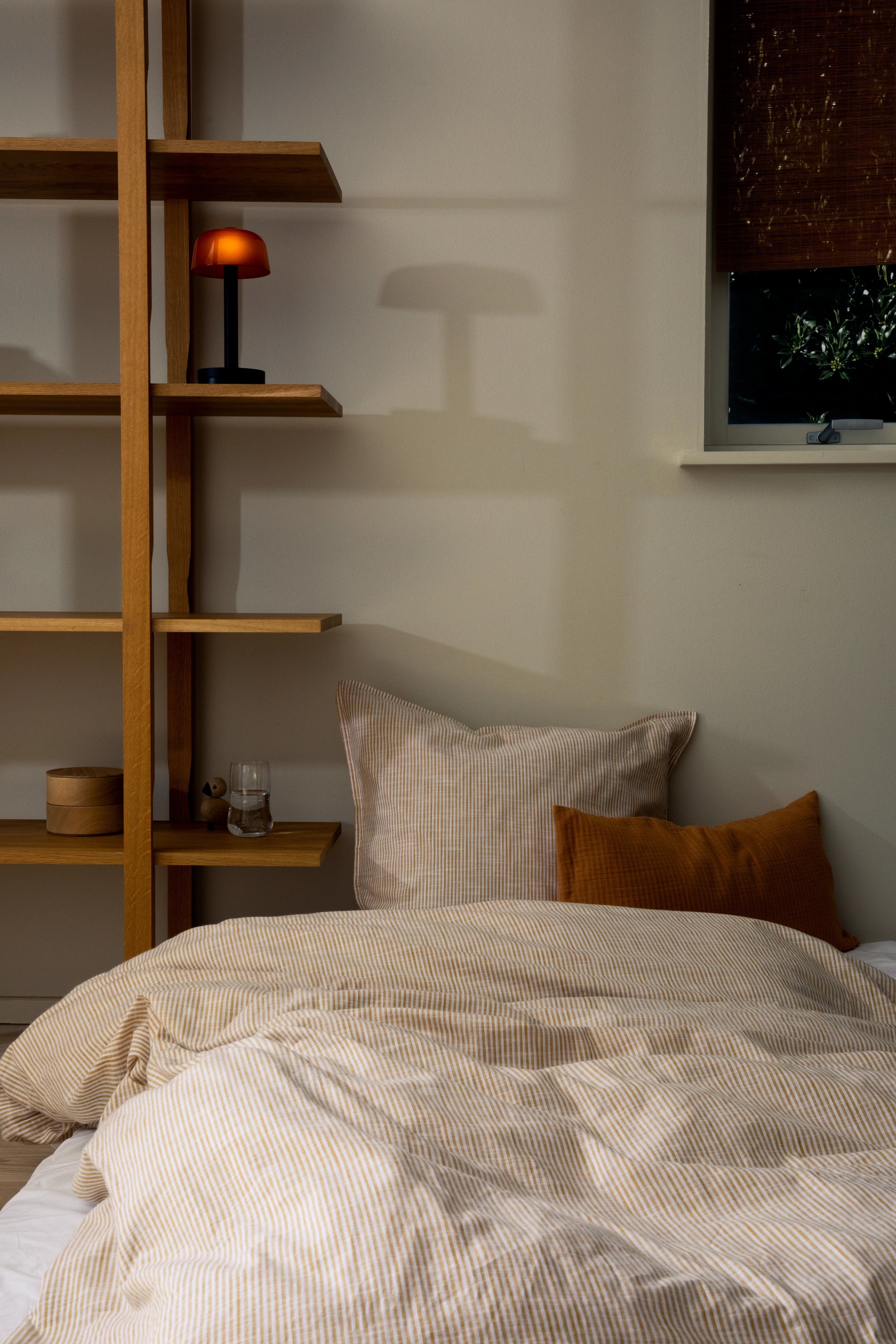 Cushion 30x60 cm from JUNA in Ochre color, made of Cotton