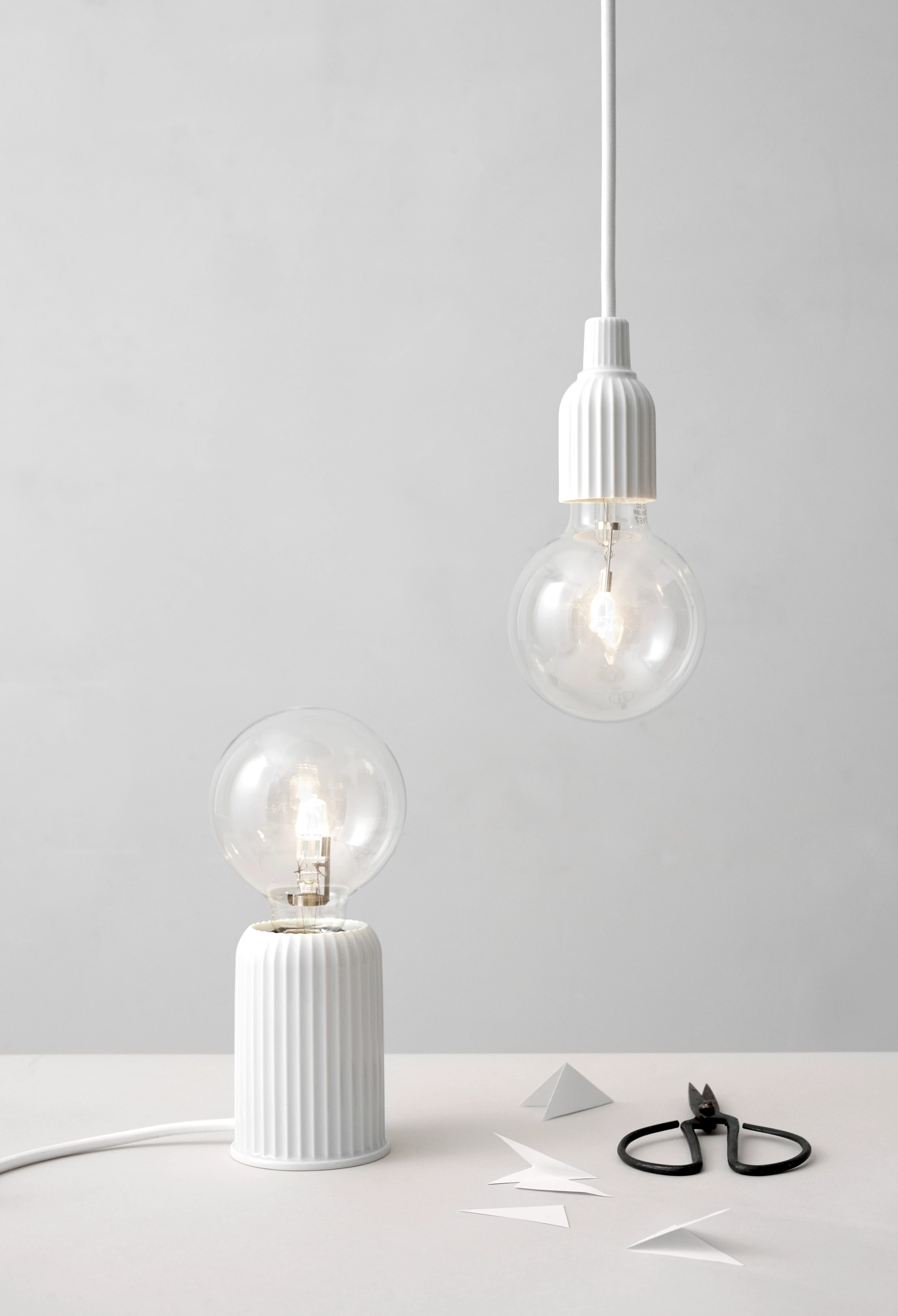 Fitting #03 H10.7 cm from Lyngby Porcelæn in White color, made of Ceramics