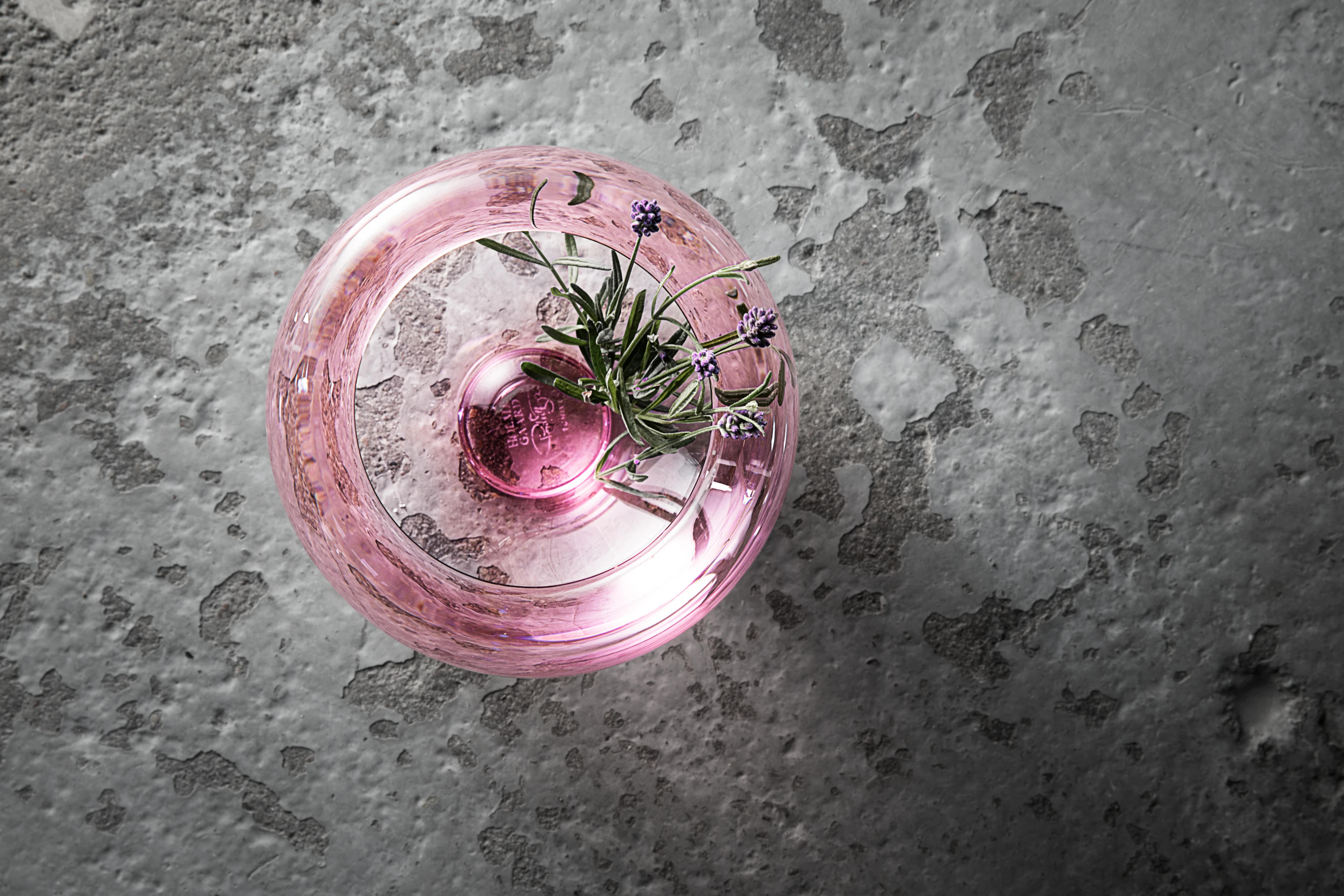 Bowl Ø13 cm from Holmegaard in Rose color, made of Glass