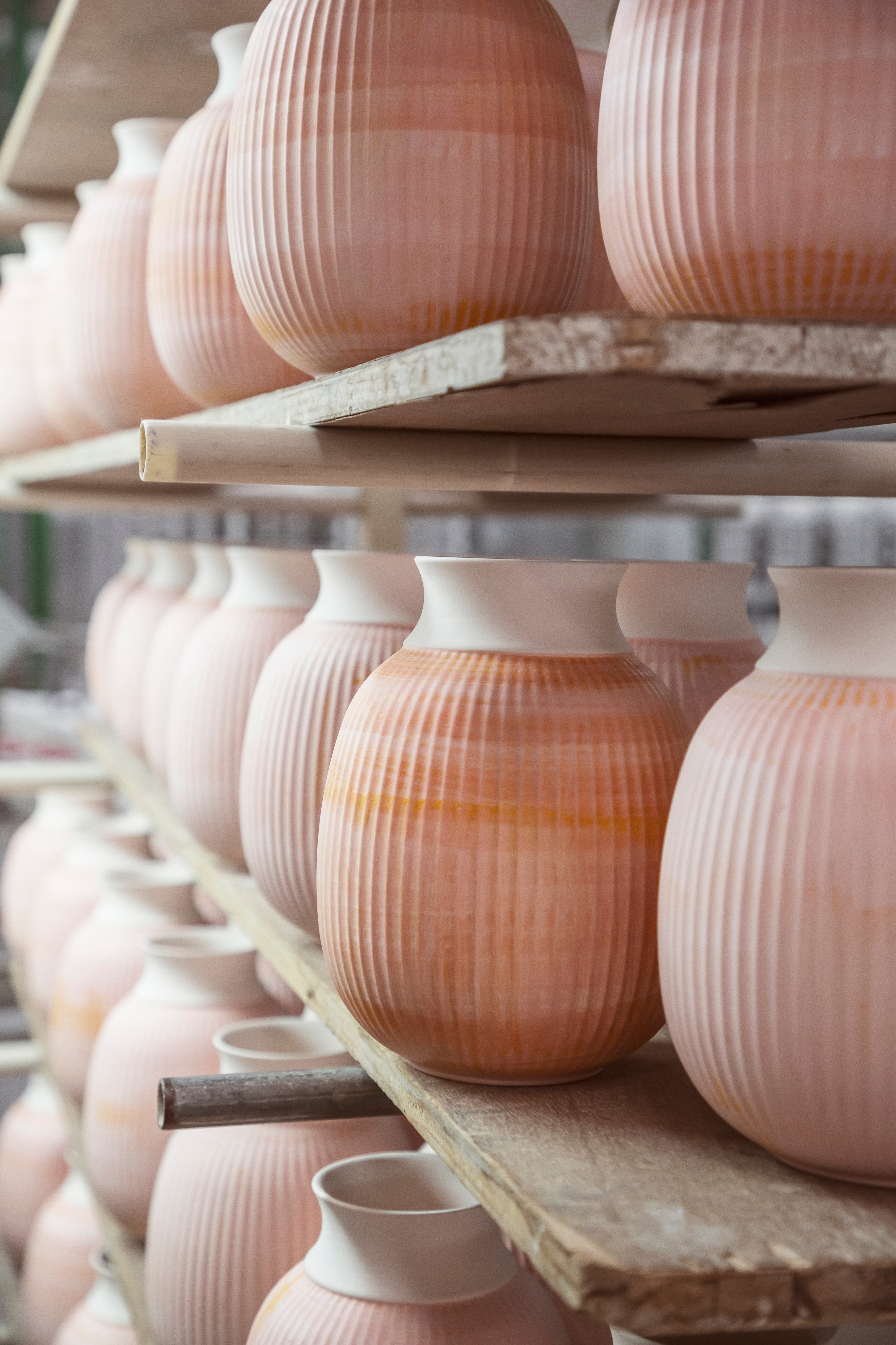Vases, Curve, Lyngby Porcelæn