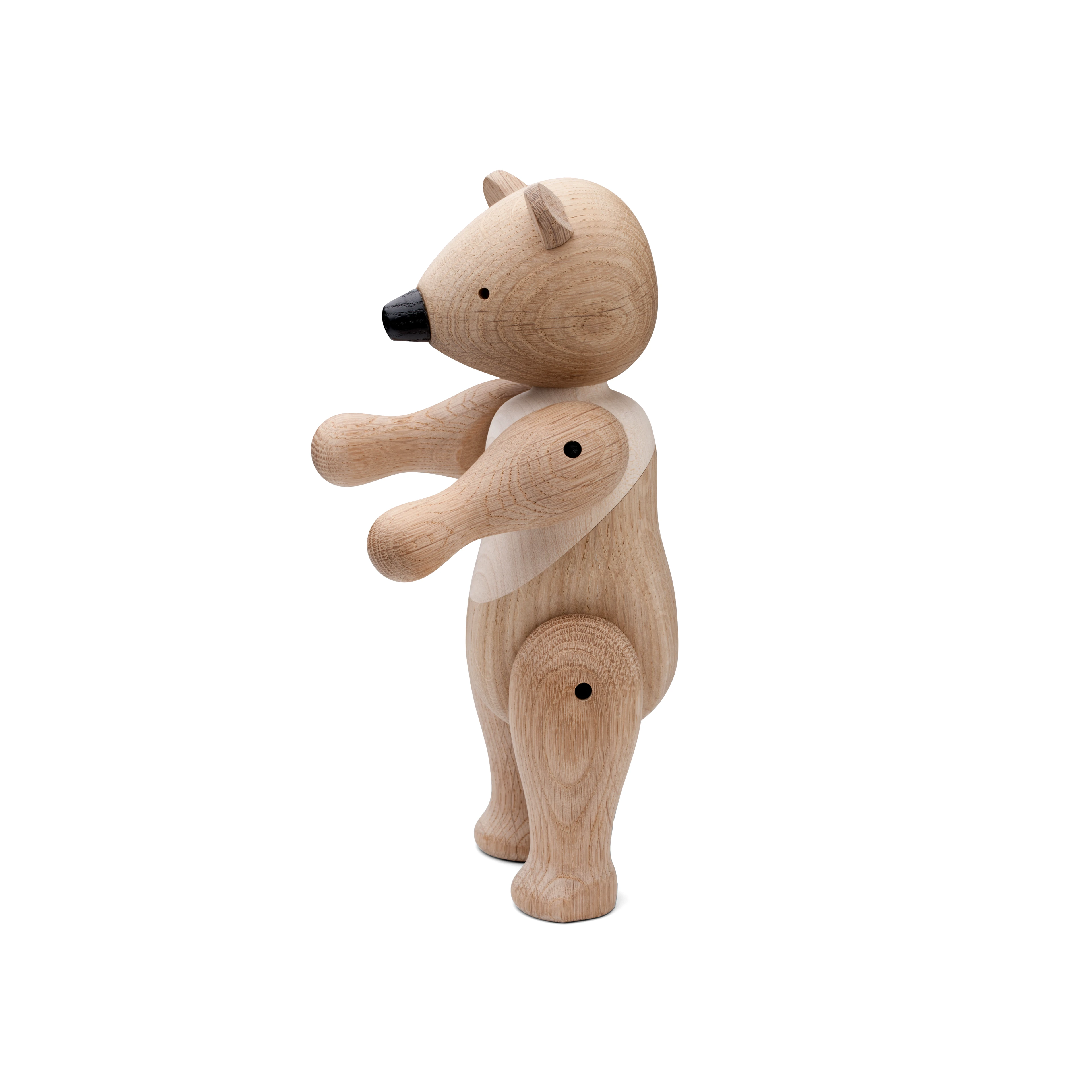 Bär mittel von Kay Bojesen in der Farbe Eiche/Ahorn, hergestellt aus Holz