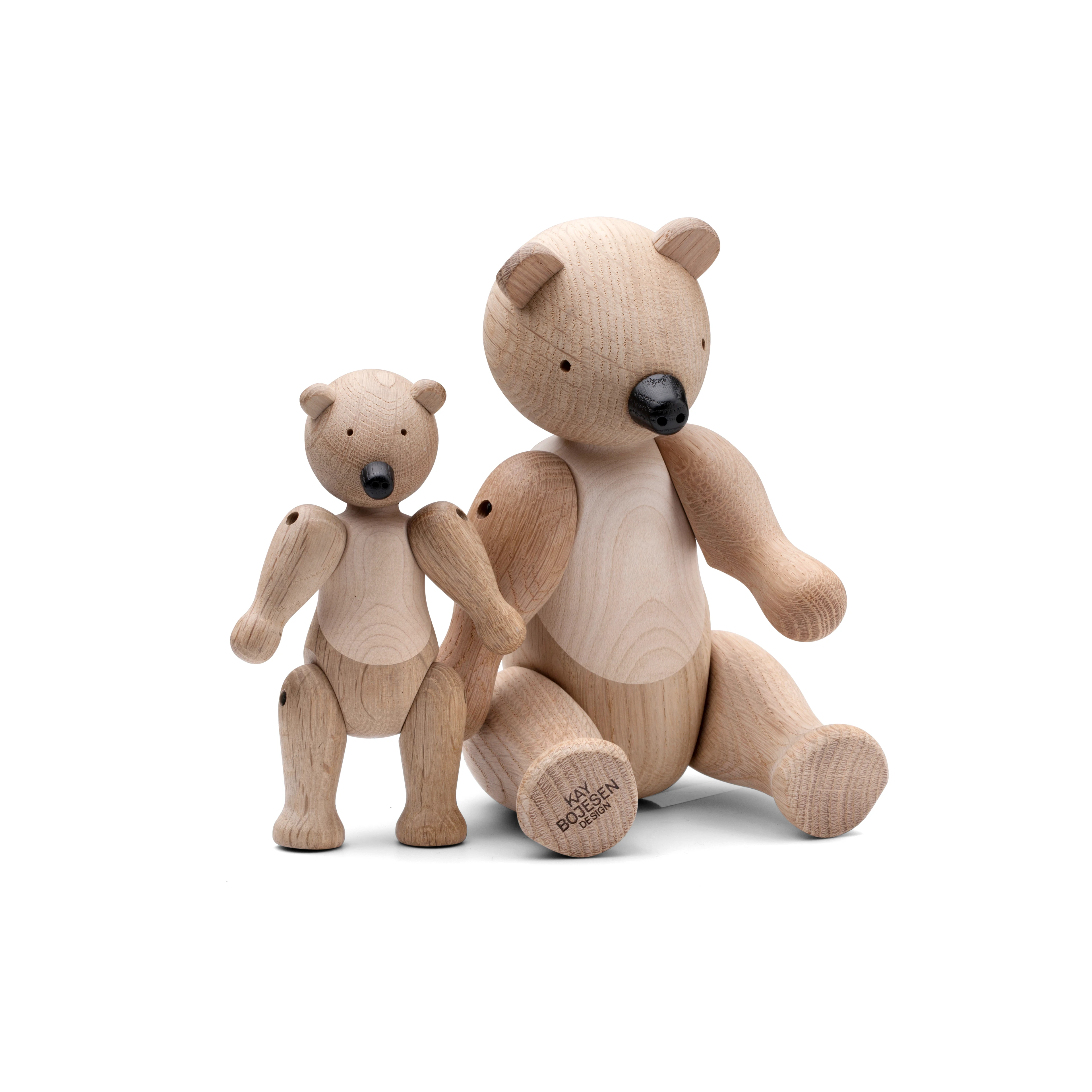 Bear medium from Kay Bojesen in Oak/Maple color, made of Wood