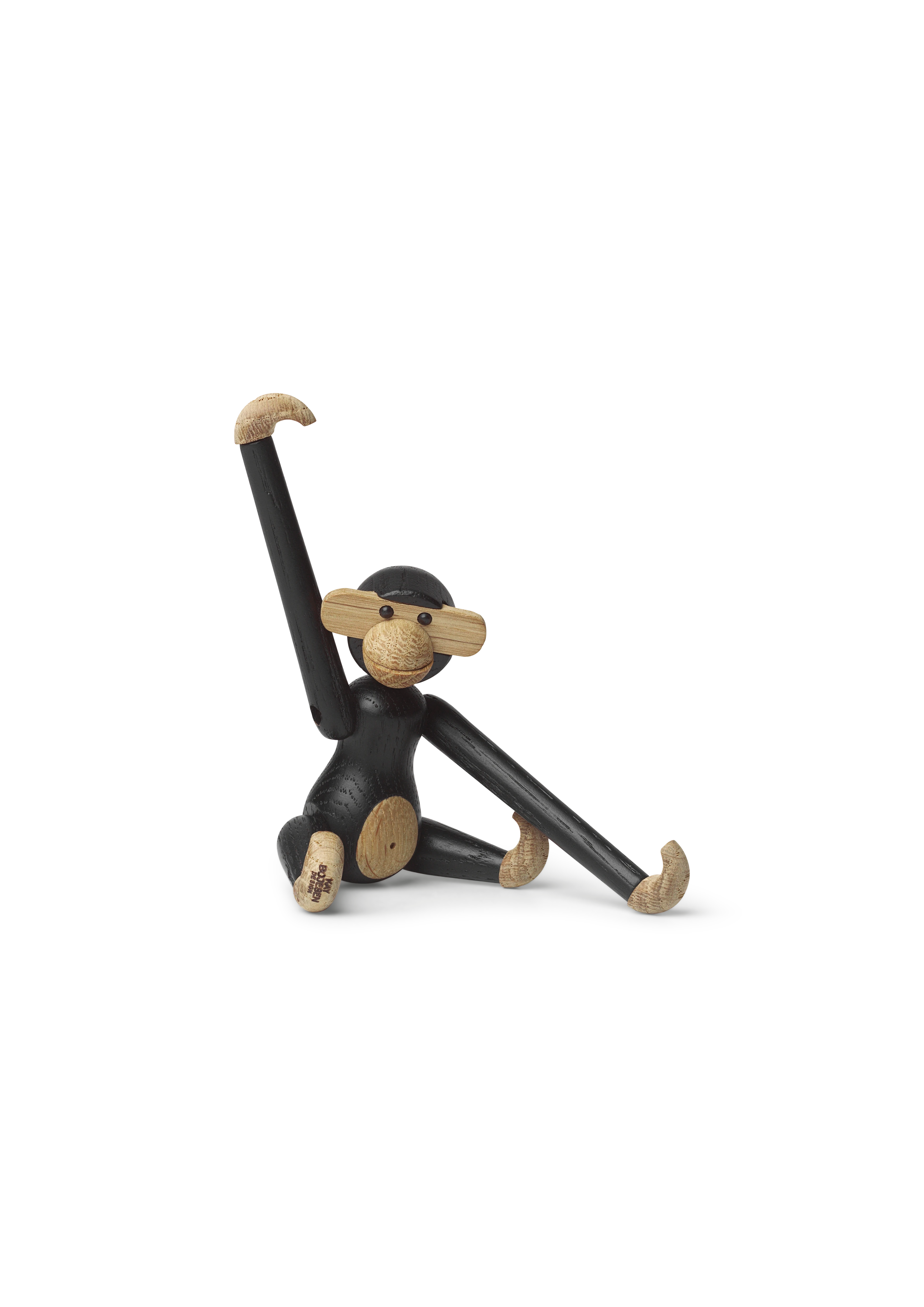 Monkey mini from Kay Bojesen in Dark stained oak color, made of Wood